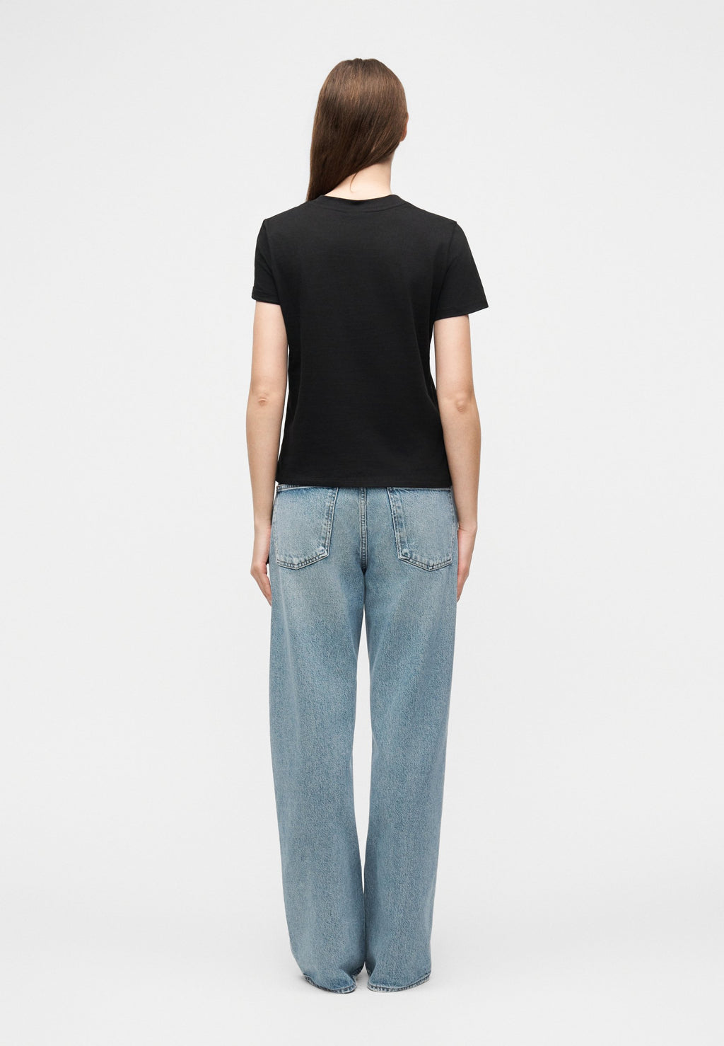 Print T-shirt - black