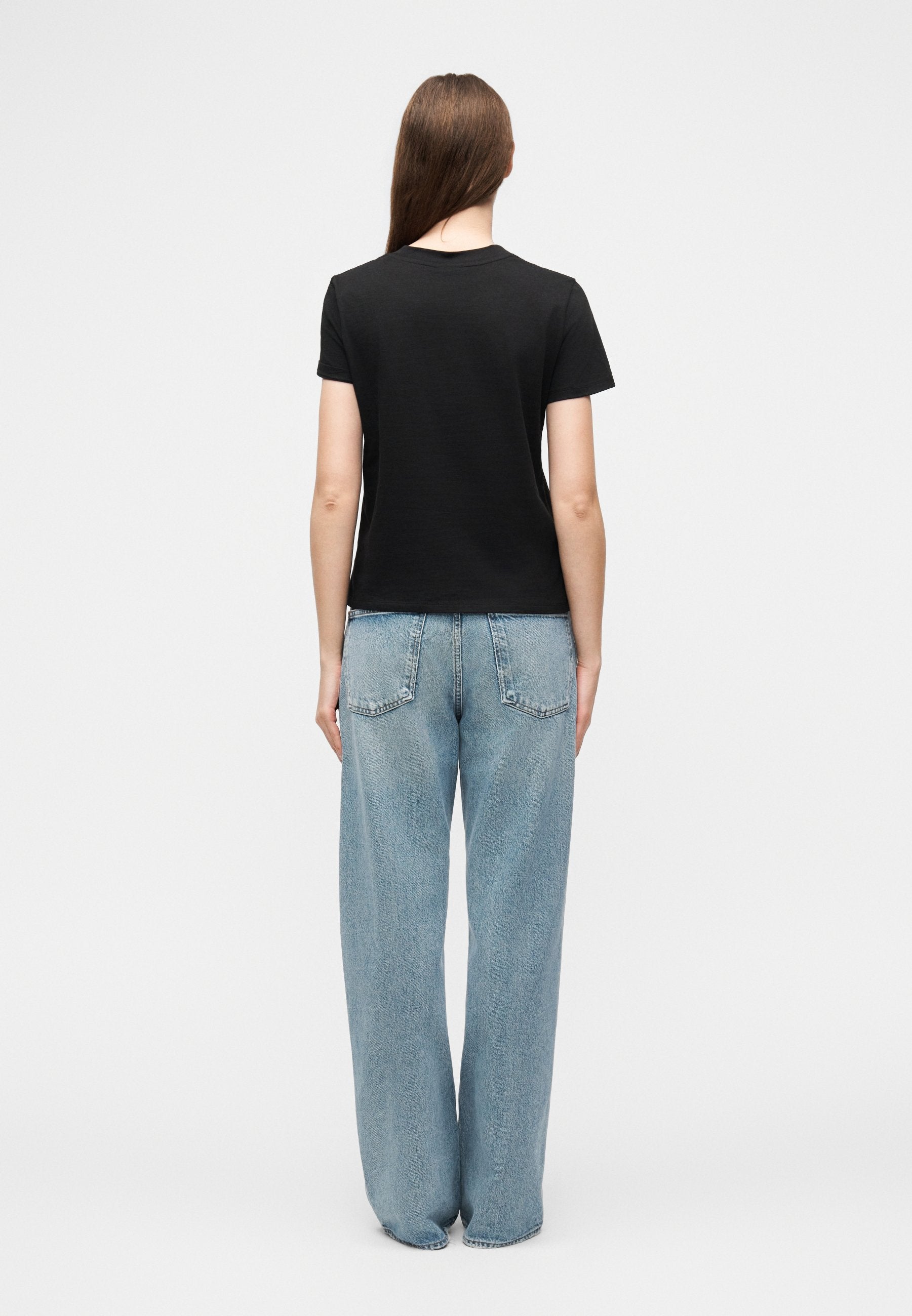 Print T-shirt - black