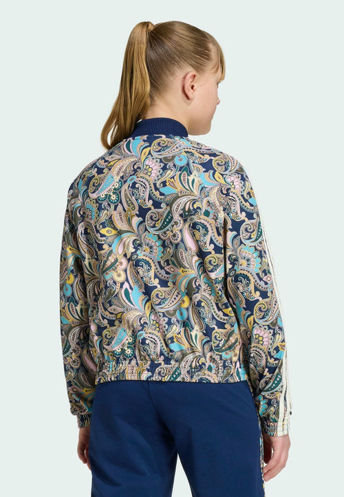 ADIDAS ORIGINALS SST LOOSE CROPPED PAISLEY EŞOFMAN ÜSTÜ - Bomber Ceket - çok renkli gece laciverti