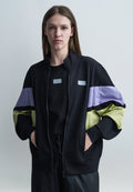 Zip-up sweatshirt - black