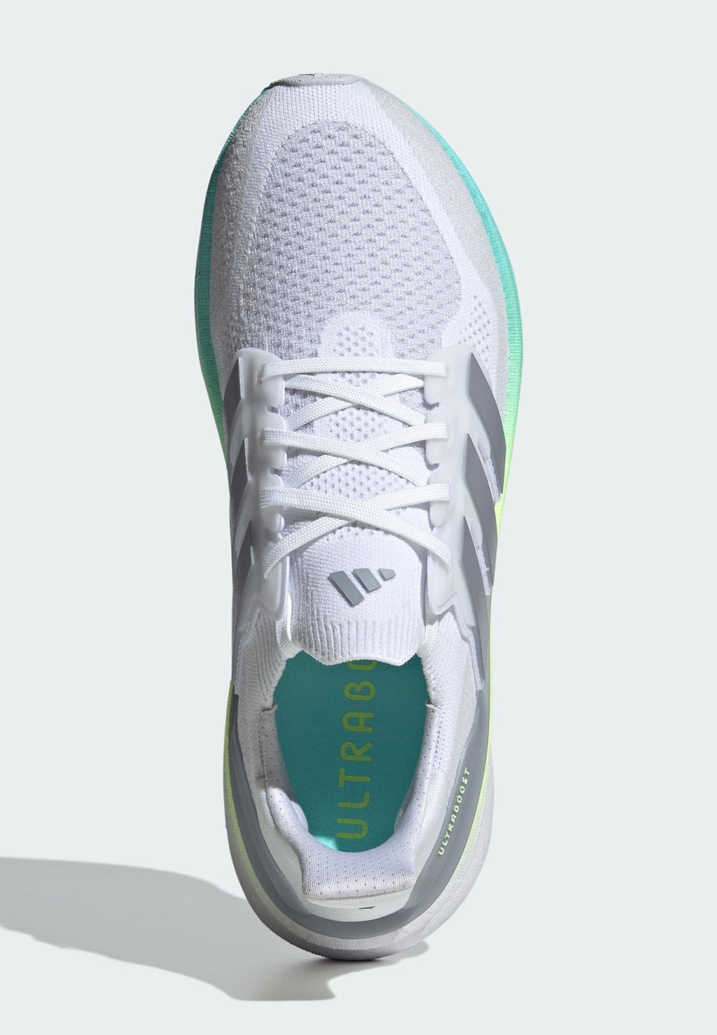 ULTRABOOST 5 - Road running shoes - cloud white   halo silver   flash aqua