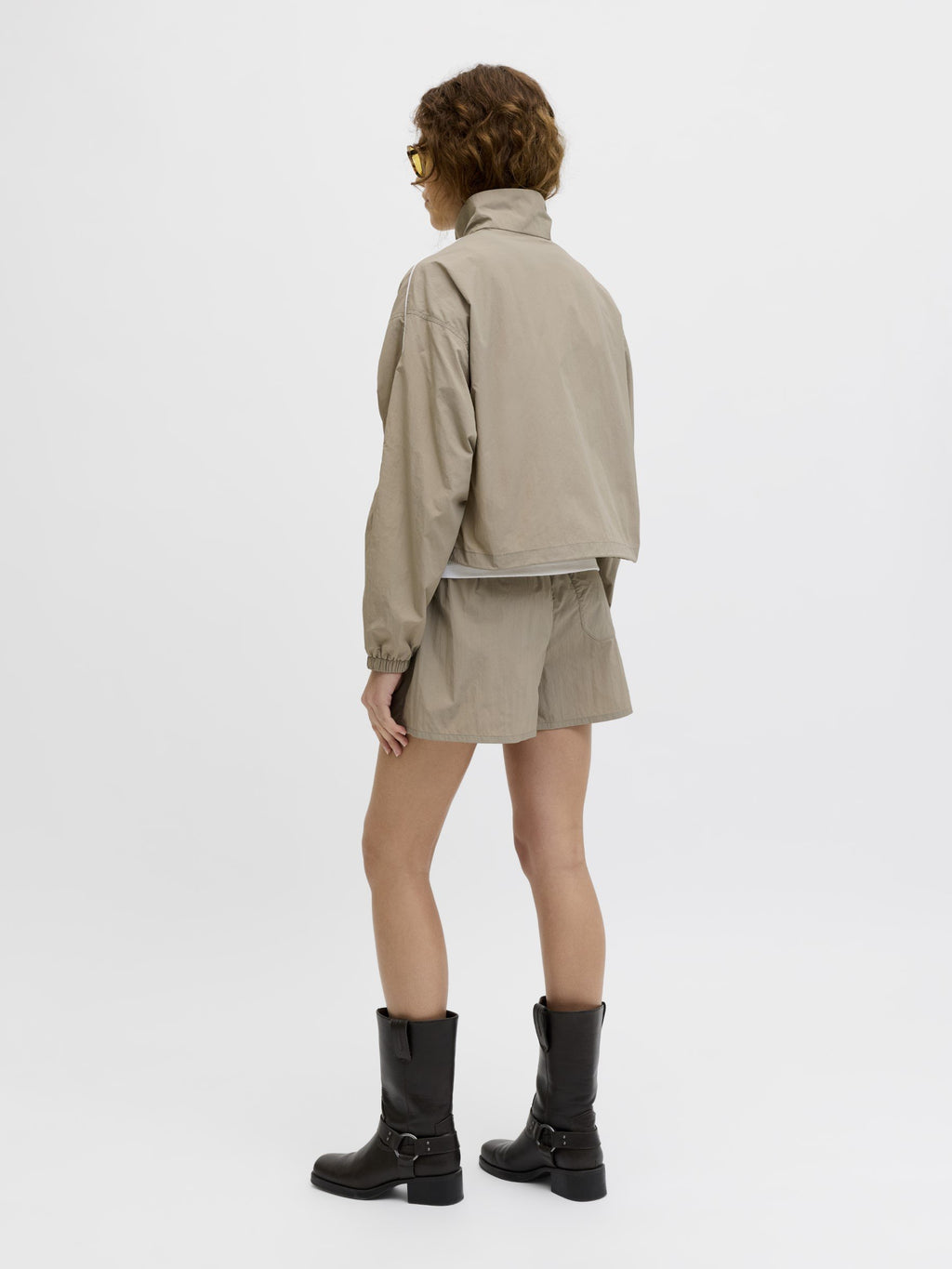 JXNILA LIGHT TRACK JACKET - Summer jacket - vintage khaki