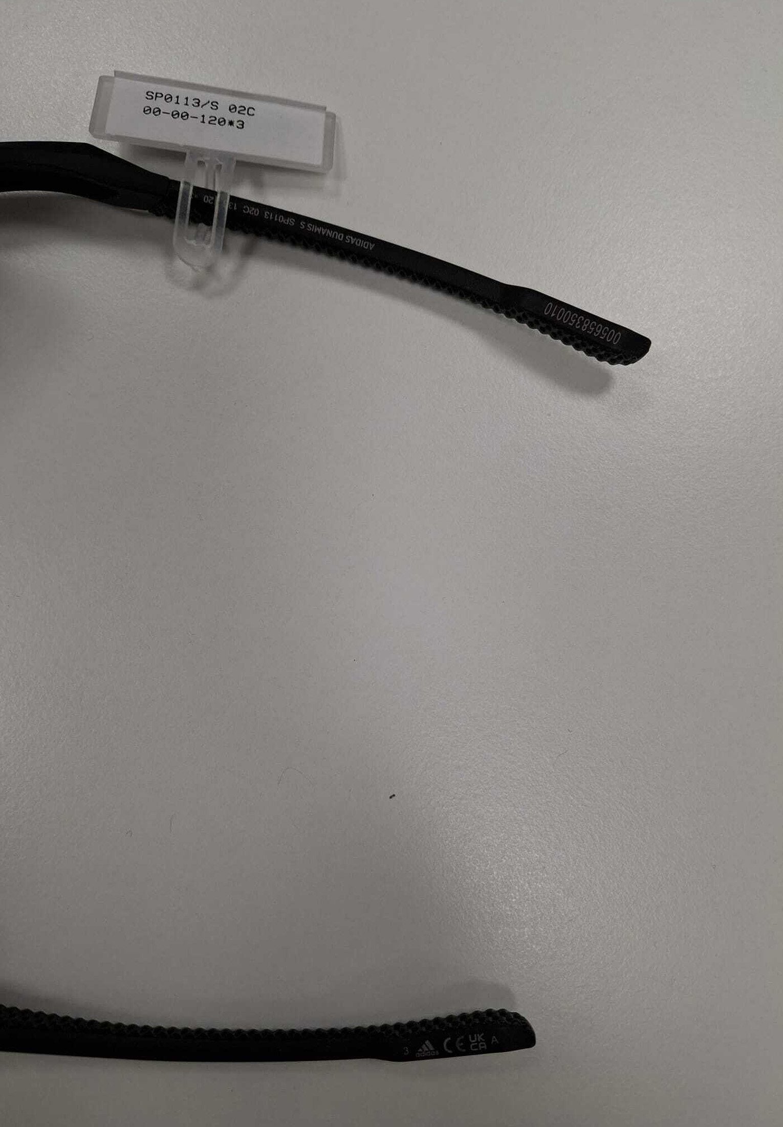 Sports glasses - matte black smoke gray
