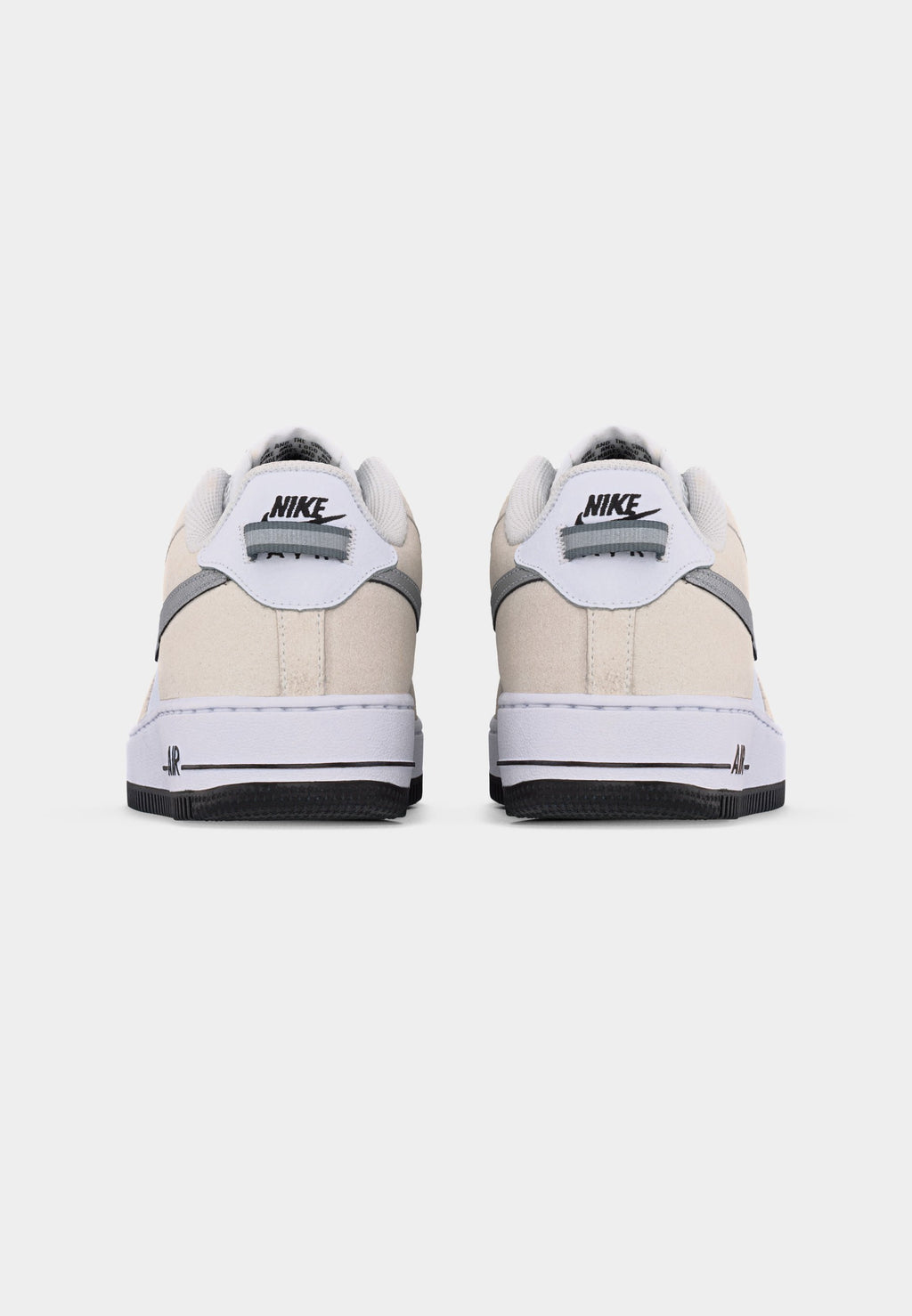 أحذية AIR FORCE 1 07 LV8 UNISEX - أبيض/رمادي معدني بارد/أسود/رمادي بارد/أبيض قمة