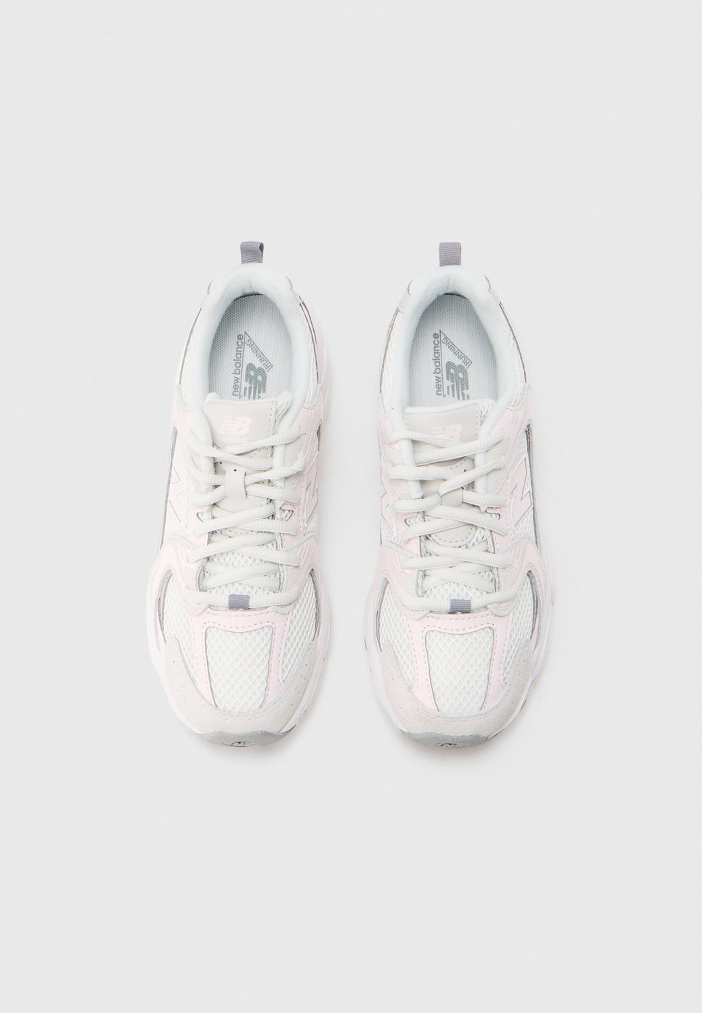530 UNISEXE - Baskets - gris clair/rose sel