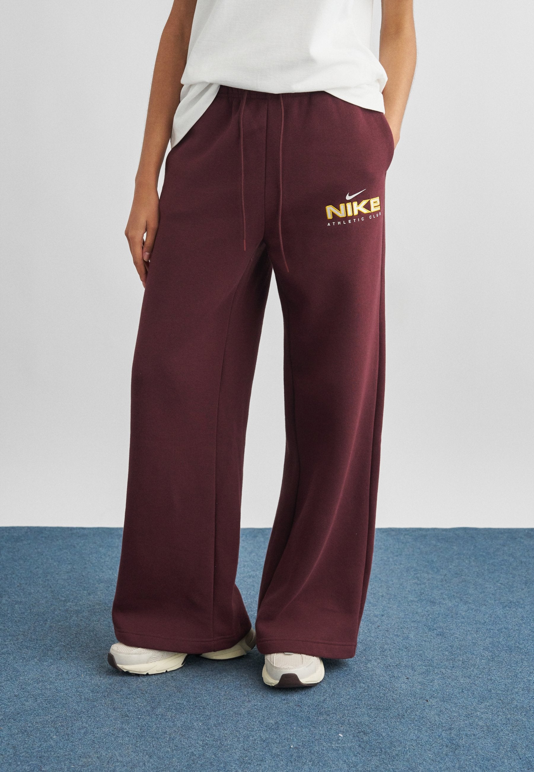 PANTALON LARGE - Bas de survêtement - crush bordeaux
