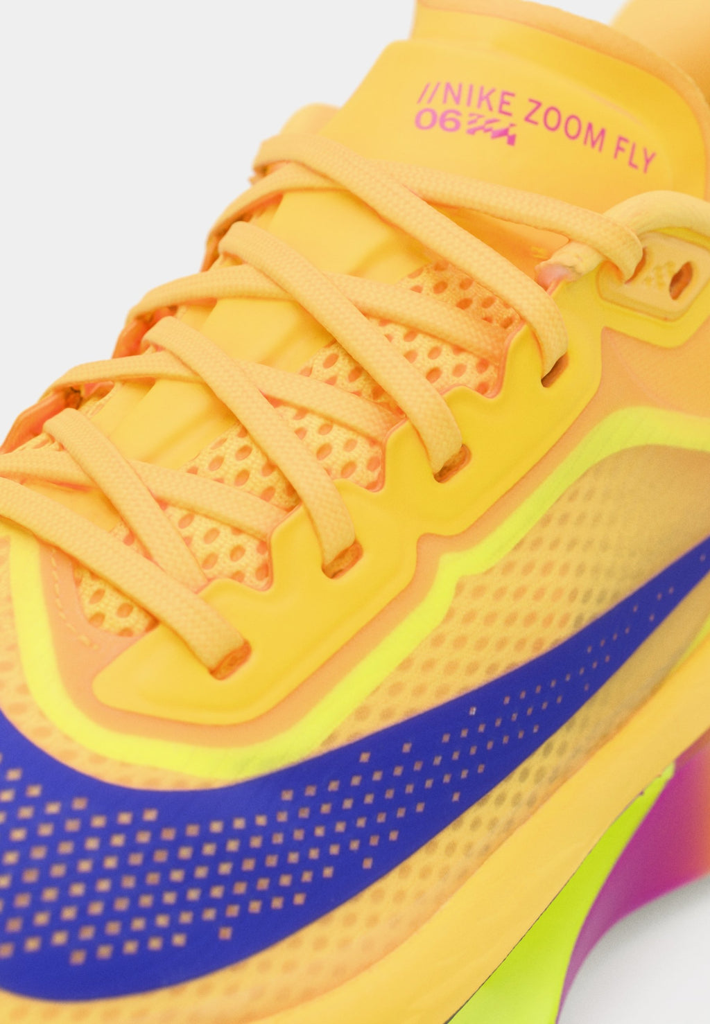 ZOOM FLY 6 - Road running shoes - citron pulse/indigo burst/volt ice/hyper violet/blue void/alabaster
