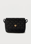 BORSA TRACOLLA RASO TRAPUNTATO BORCHIE UNISEX - Cross body bag - black/gold-coloured