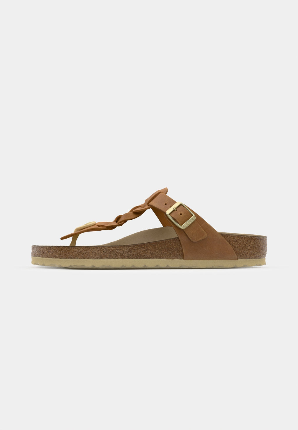 GIZEH BRAIDED LEOI COGNACN - REGULAR - Mules - cognac
