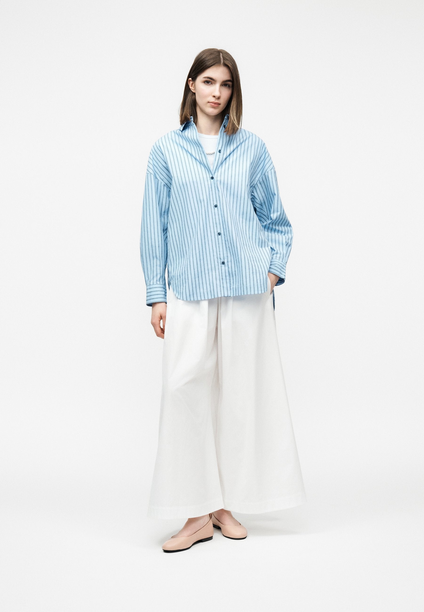 TALINI - Trousers - white