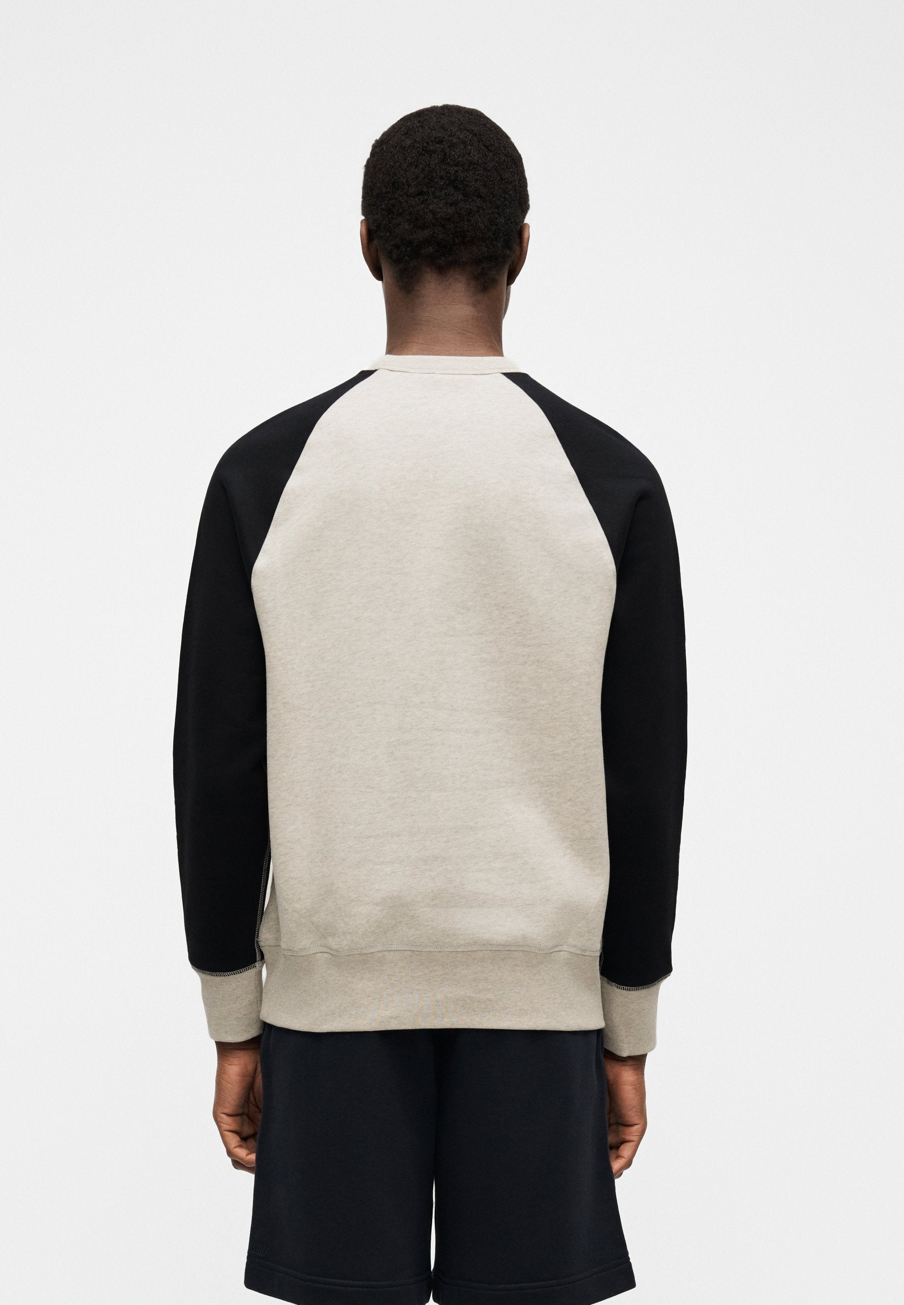 SHARPE - Sweatshirt - light grey/dark blue