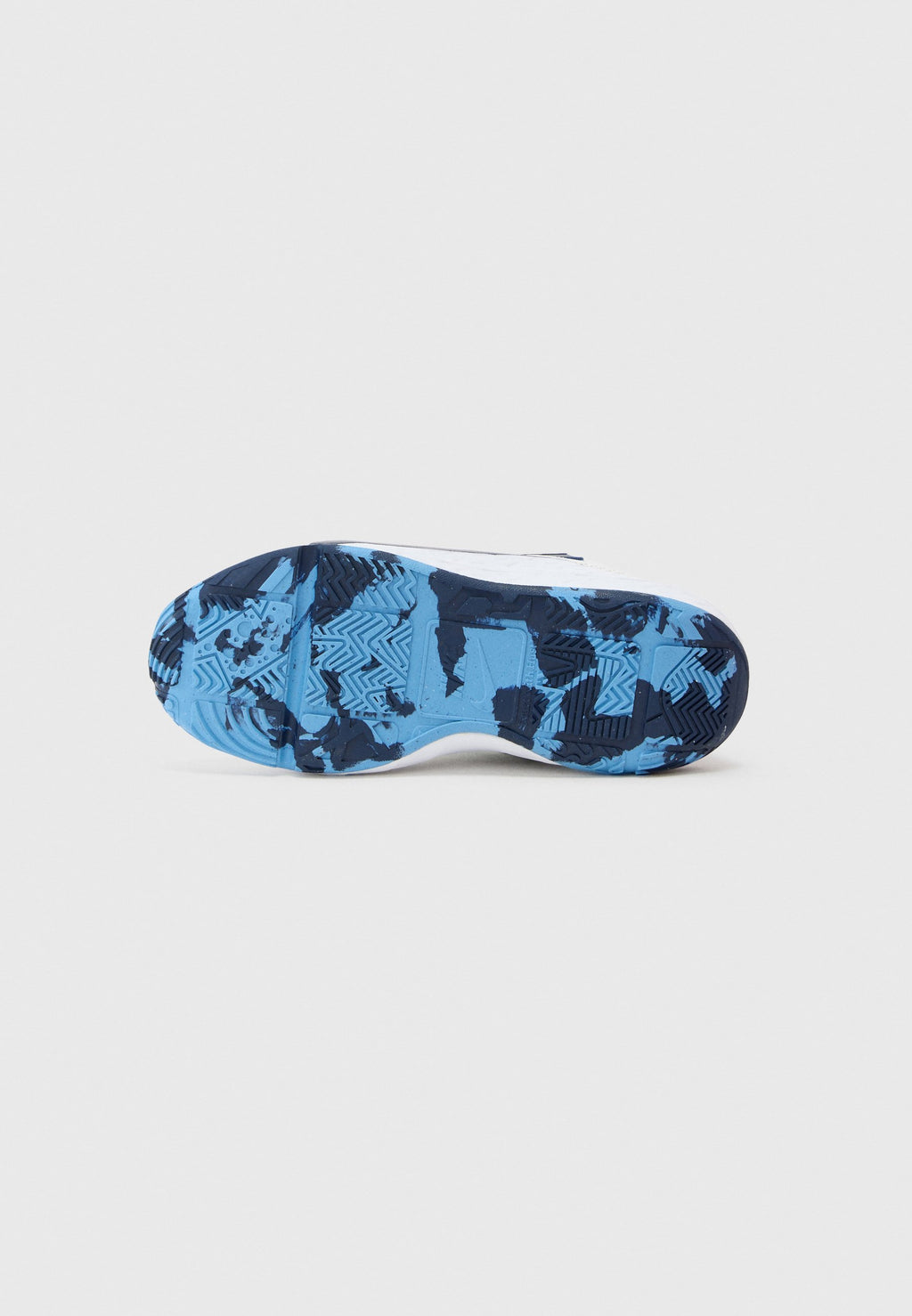 TEAM HUSTLE D 12 UNISEX - Basketball shoes - summit white/volt tint/midnight navy/university blue