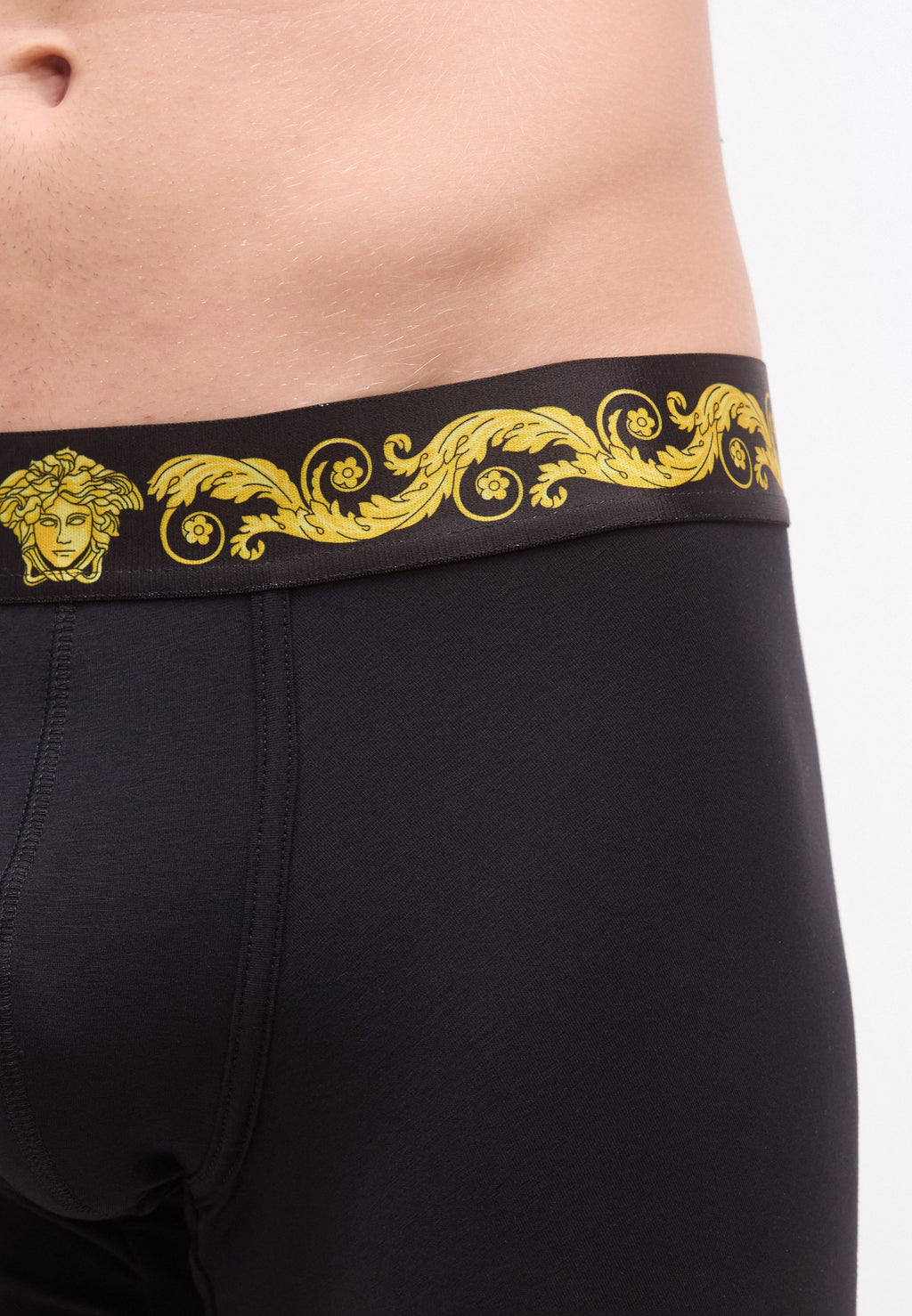 TRUNK PRINTED - Trunks - black/gold-coloured