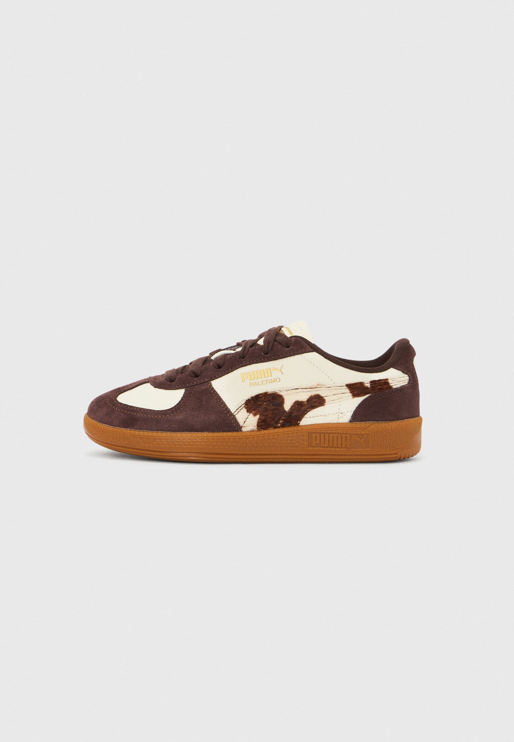 PALERMO - Trainers - warm white/chocolate brown