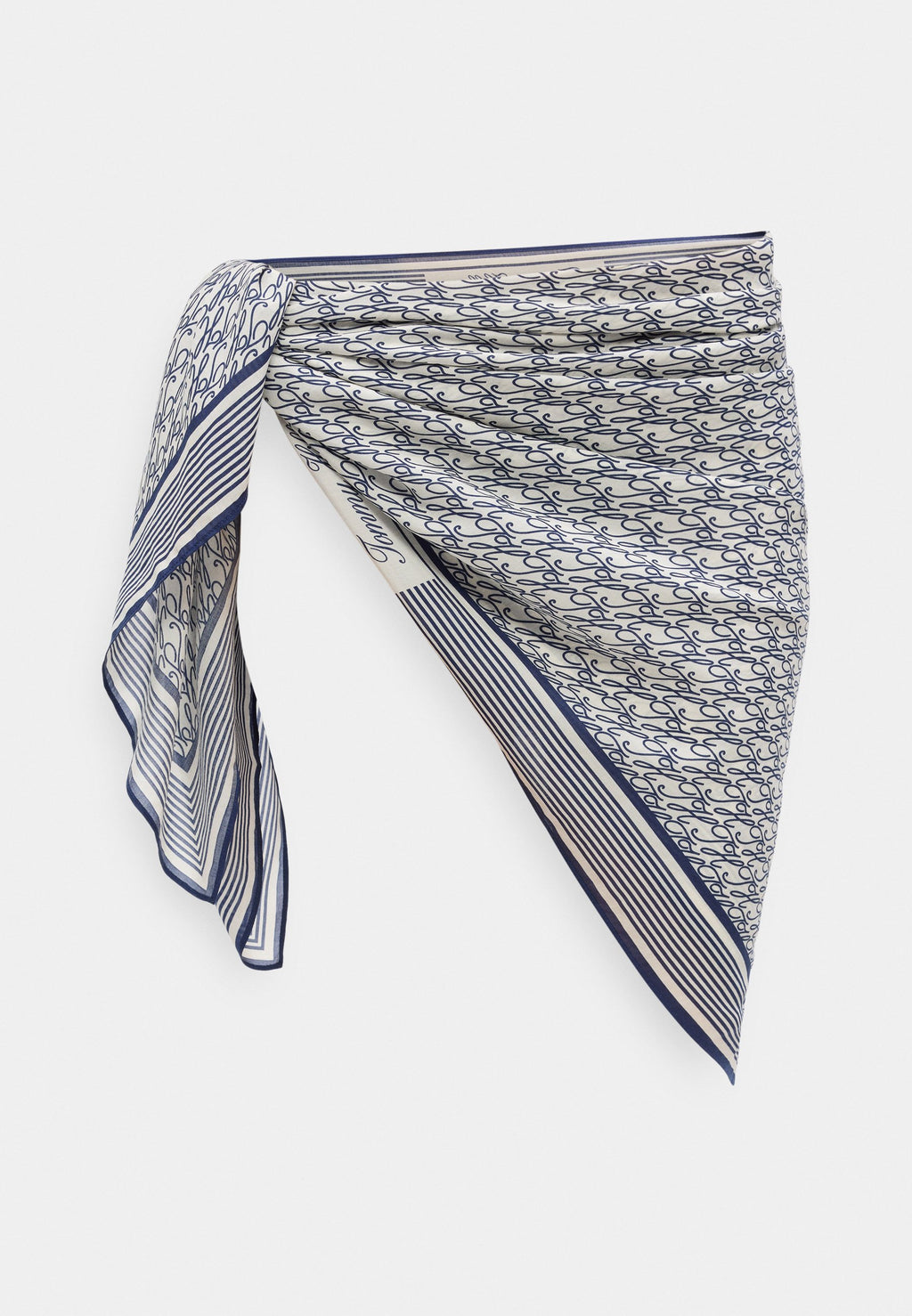 COVER UPS PAREO - Beach accessory - royal/grey