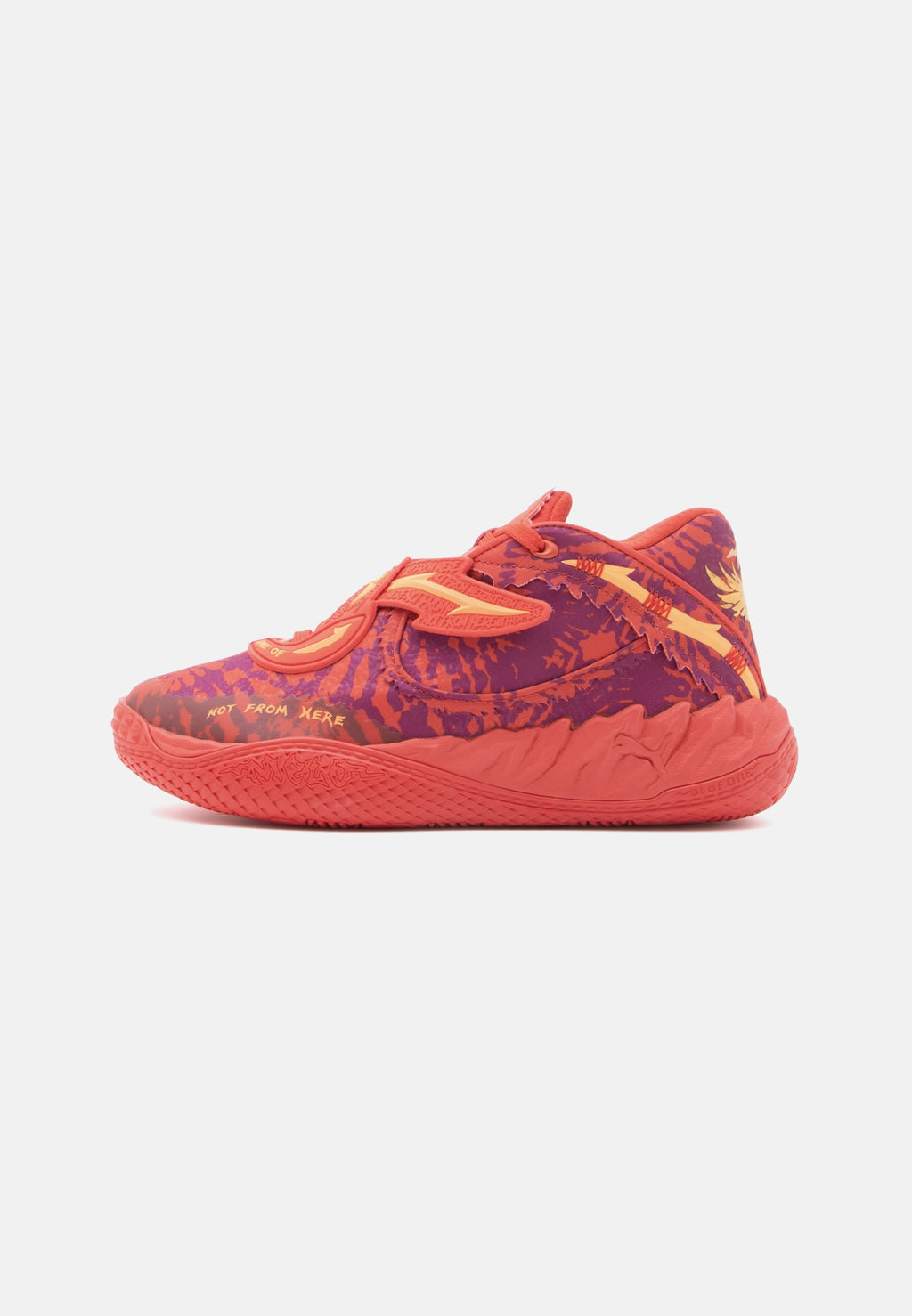 MB05 ENCORE - Basketball shoes - red/magenta gleam/fluro orange pes