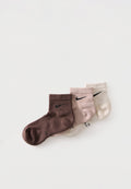 UNISEX 3 PACK - Sports socks - multi-coloured/beige