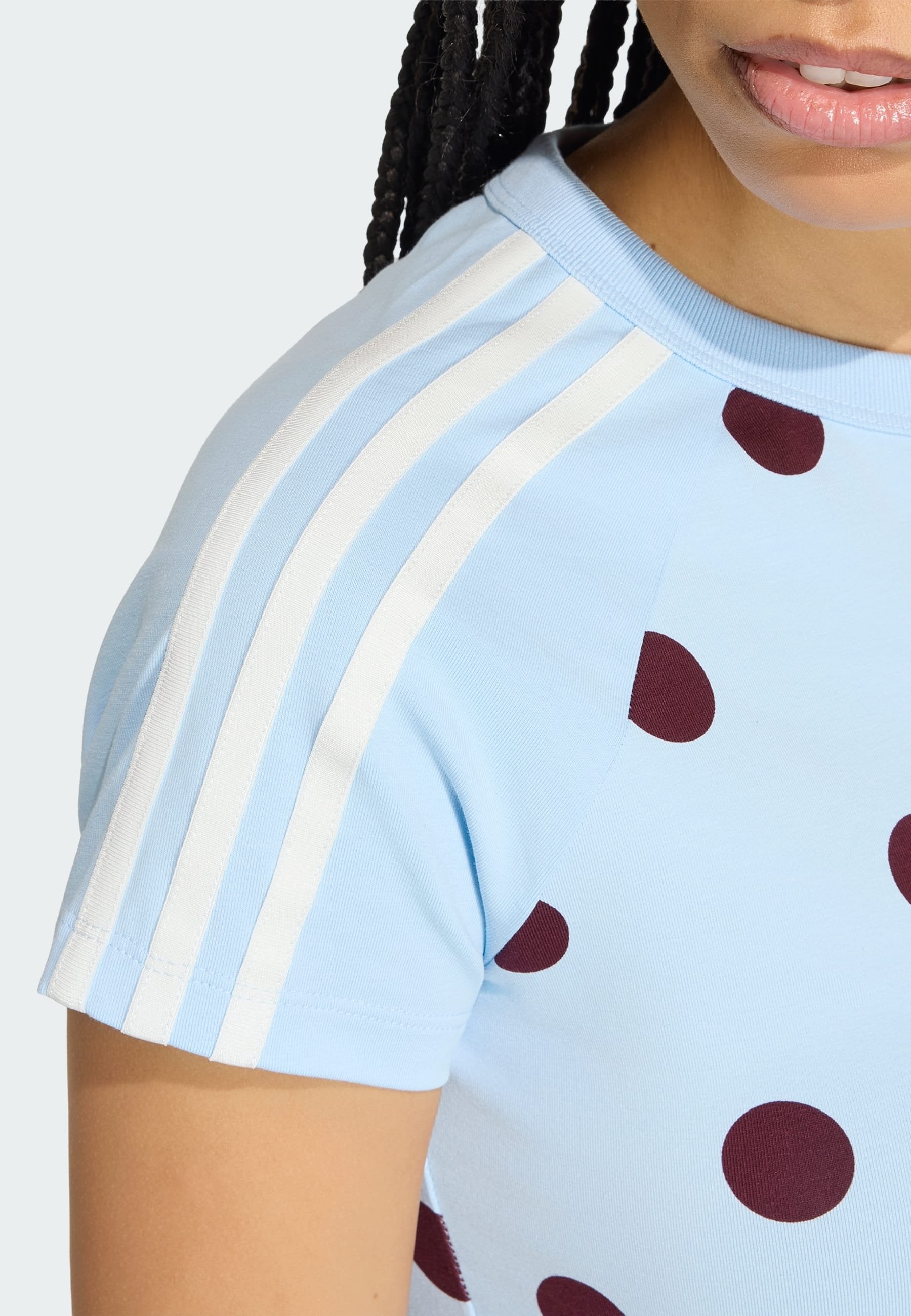 POLKA DOT CALI TEE - Print T-shirt - clear sky