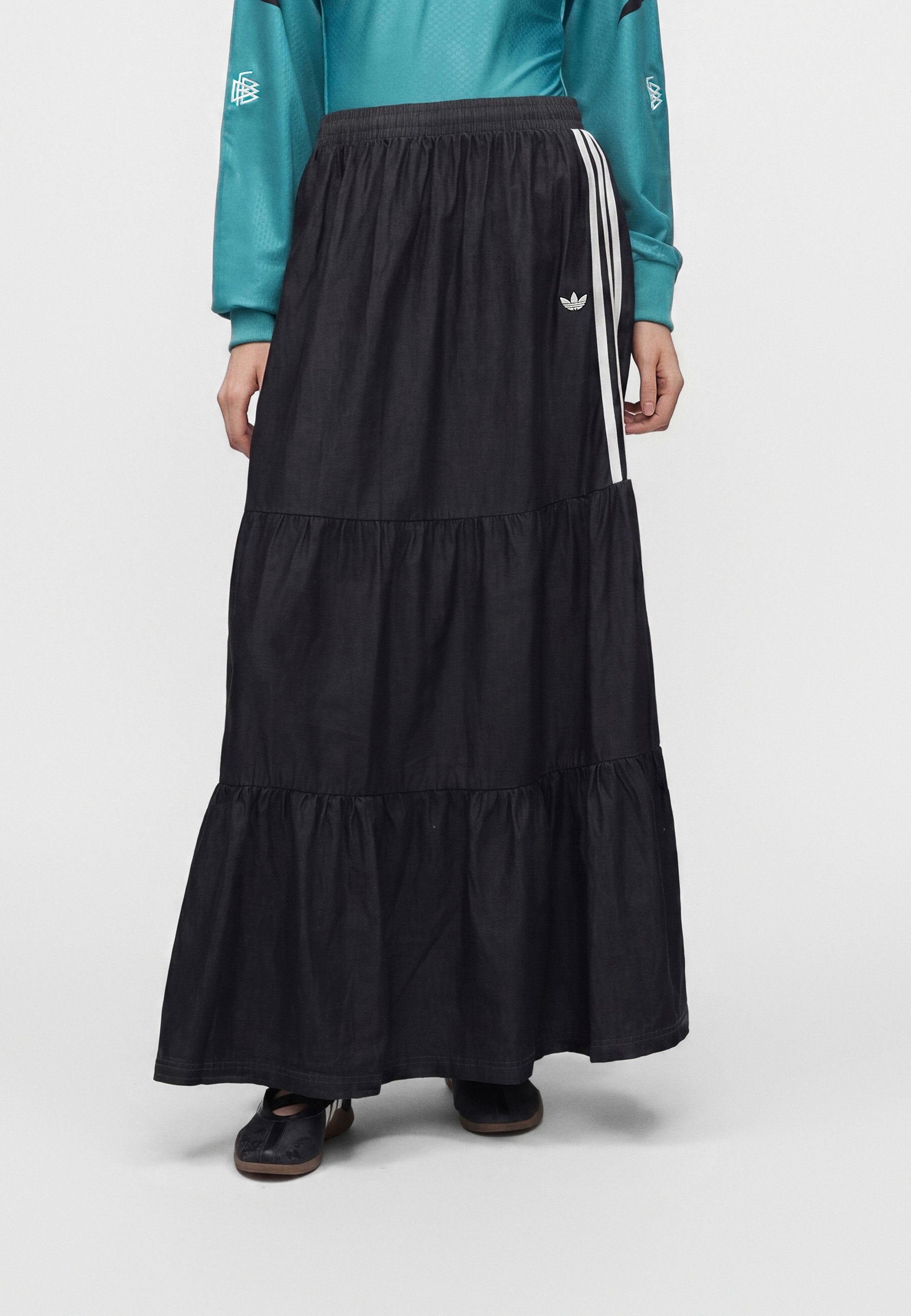 SKIRT - Denim skirt - medium black denim