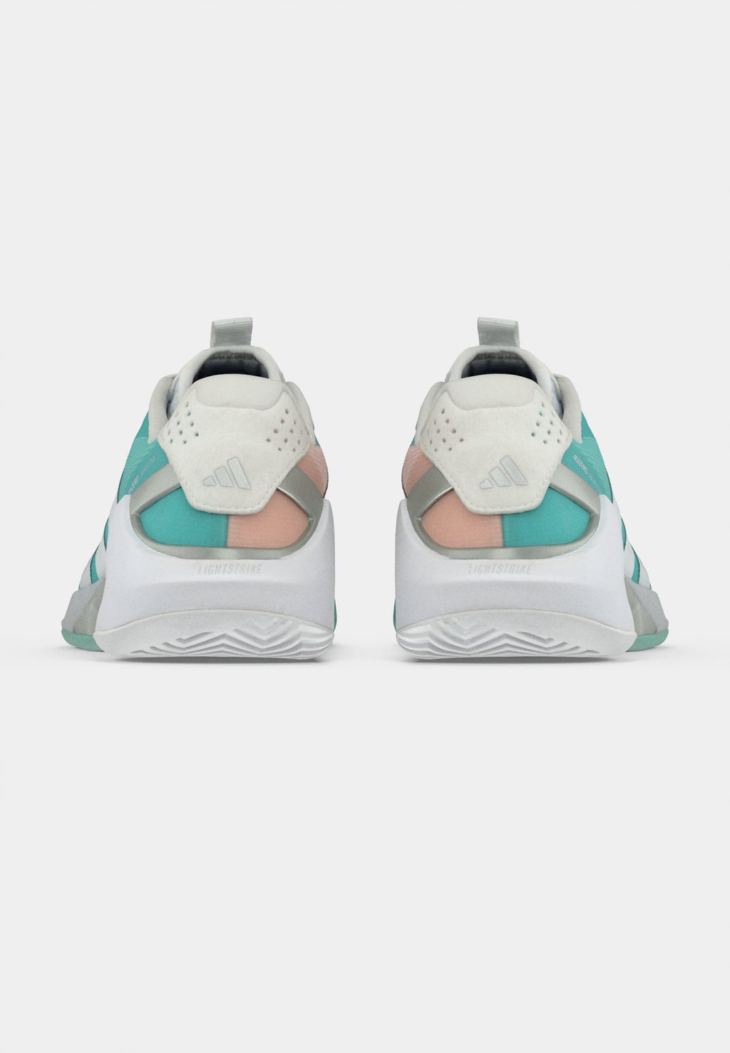 ADIZERO UBERSONIC 5 - Multicourt tennis shoes - flash aqua/silver-coloured metallic/blush pink