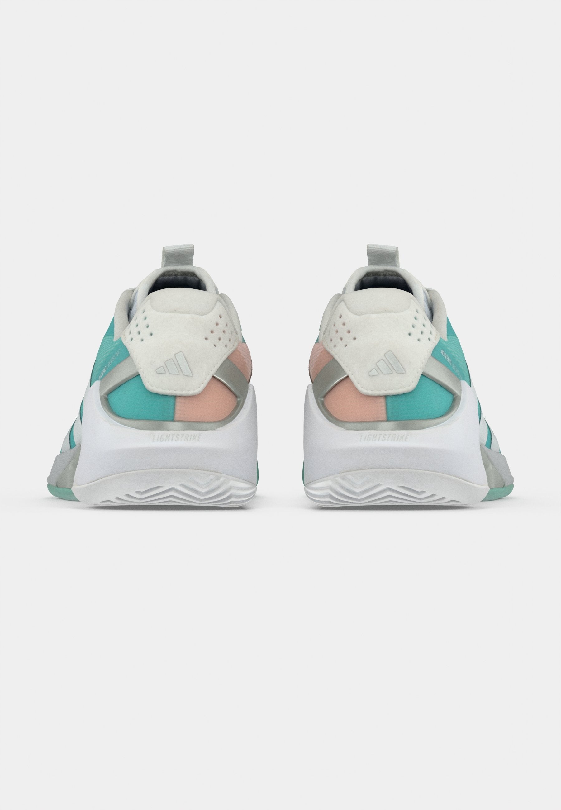 ADIZERO UBERSONIC 5 - Multicourt tennis shoes - flash aqua/silver-coloured metallic/blush pink