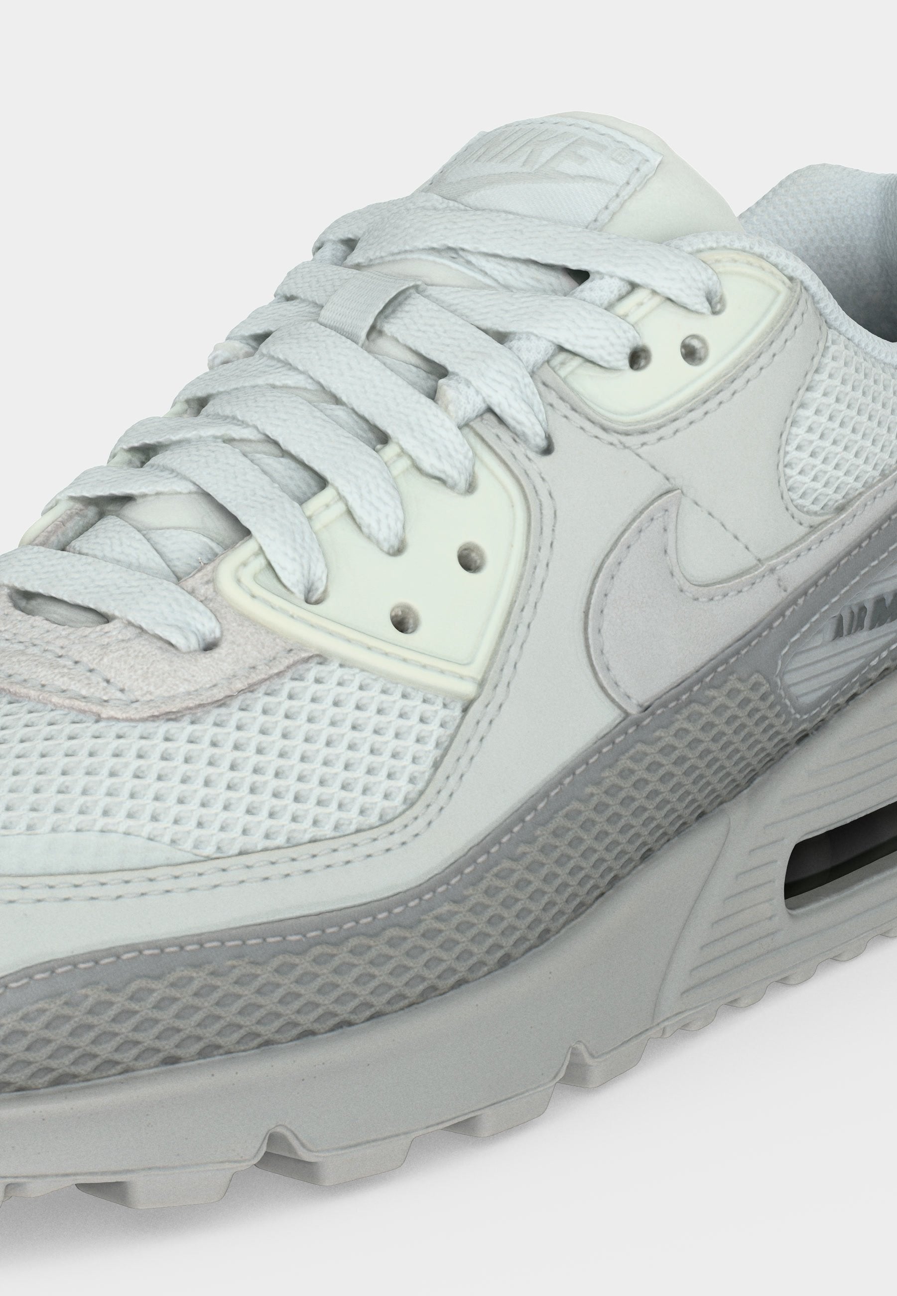 AIR MAX 90 - Baskets - blanc cassé/photon dust/gris brouillard/gris fumé
