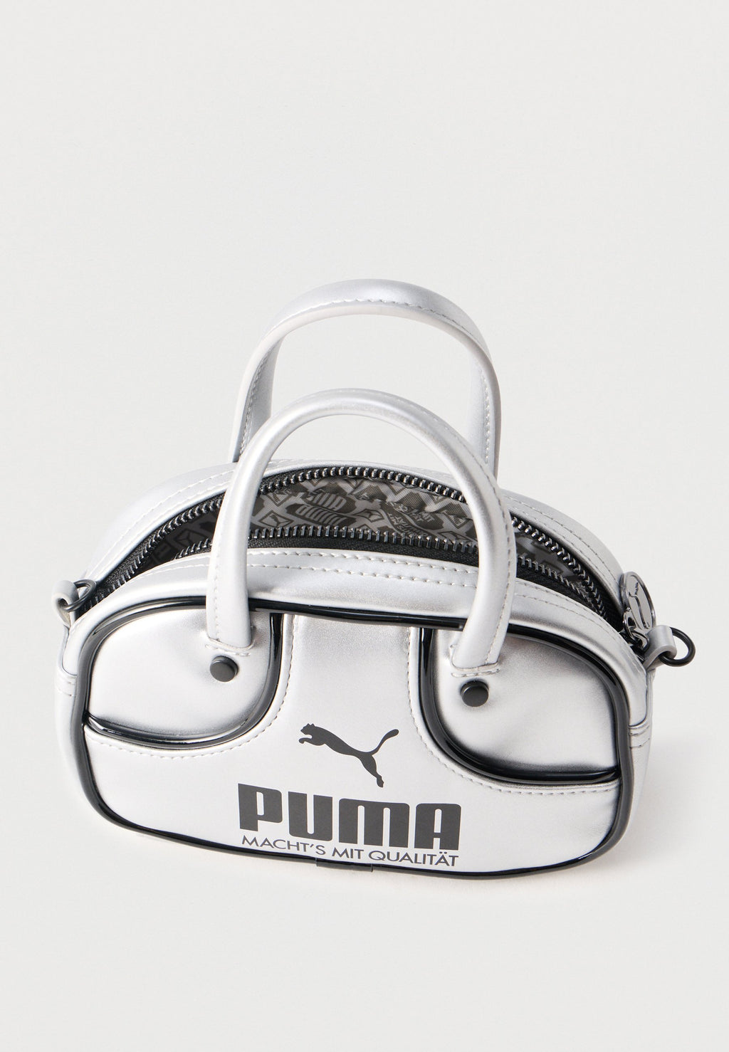 Handbag - glacial gray/black