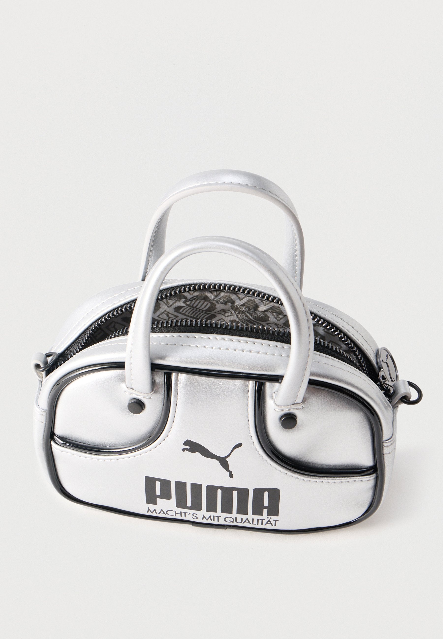 Handbag - glacial gray/black
