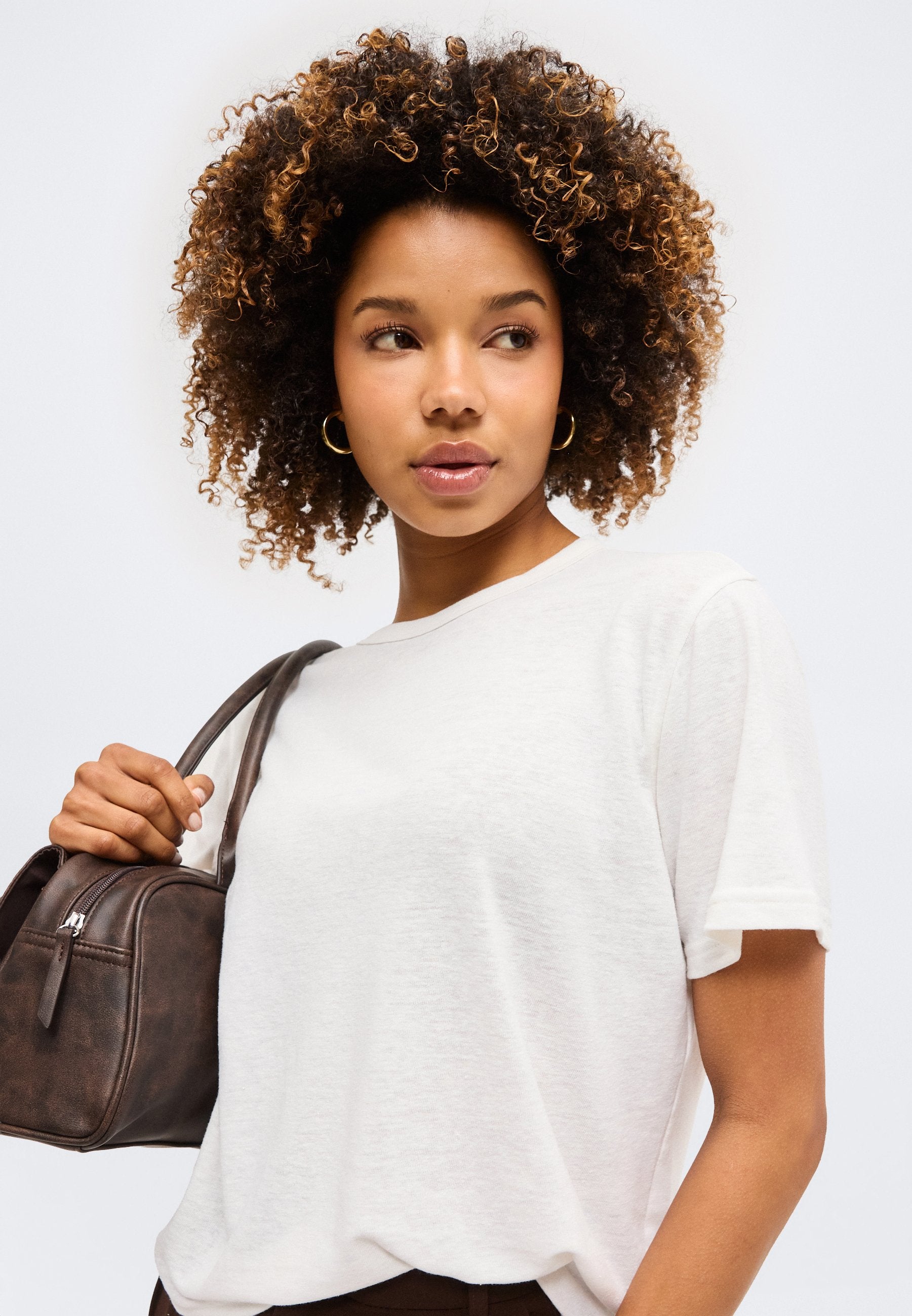 OVERSIZED TEE - Basic T-shirt - fresh white