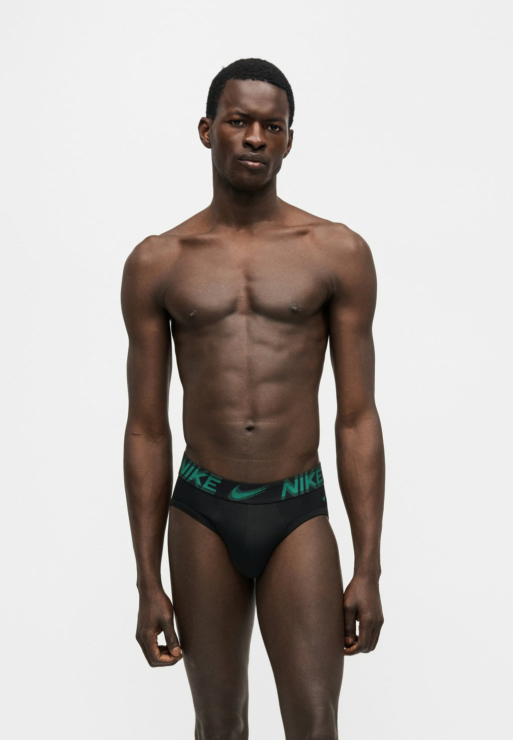HIP BRIEF 3 PACK - Briefs - black/evergreen/yellow