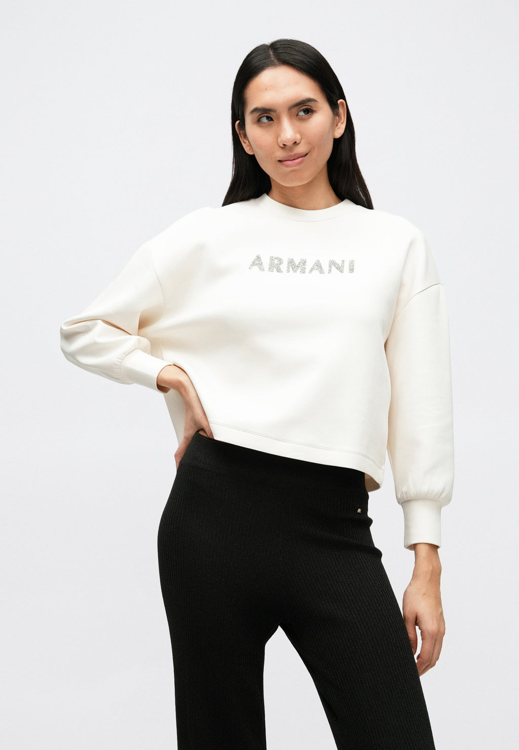 Sweatshirt - off-white