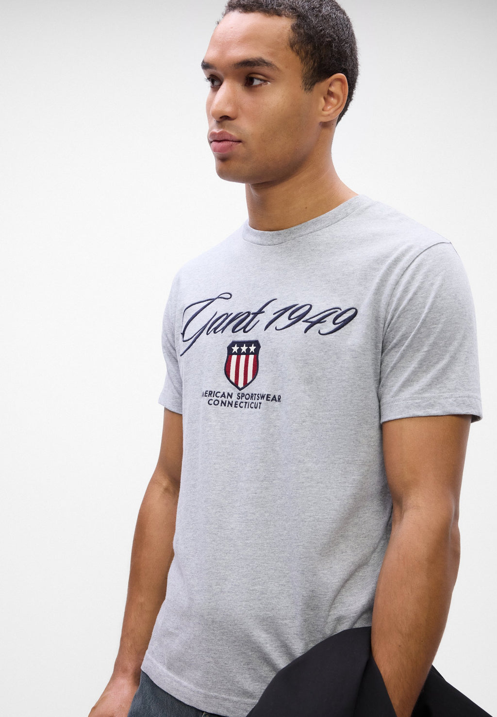 GRAPHIC  - Print T-shirt - grey melange
