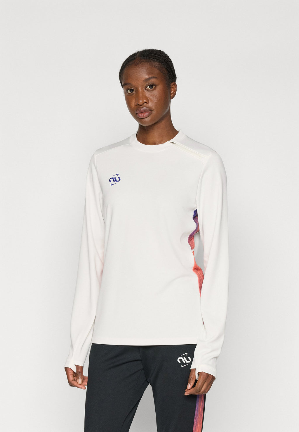 CREW TOP - Long sleeved top - sail/dark concord