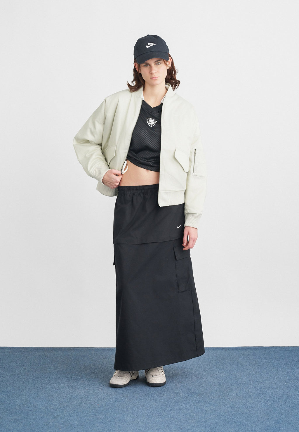 Bomber Jacket - light bone/sail
