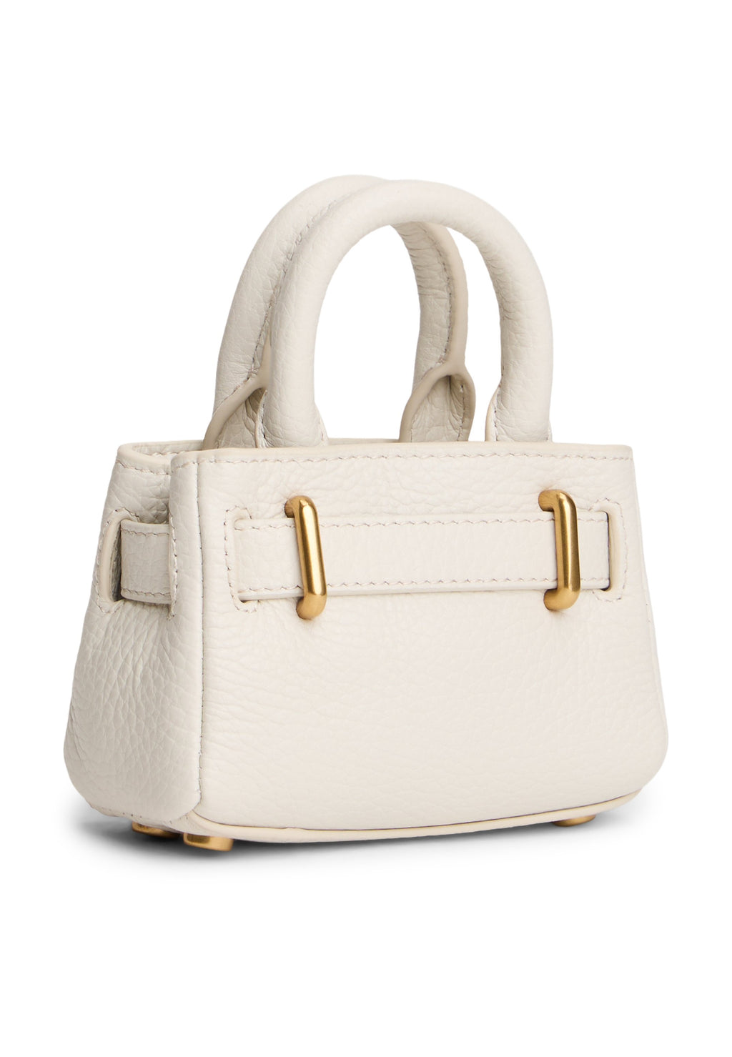 THE AMERICAN ICON LEATHER CHAIN BAG - Handbag - soft cream