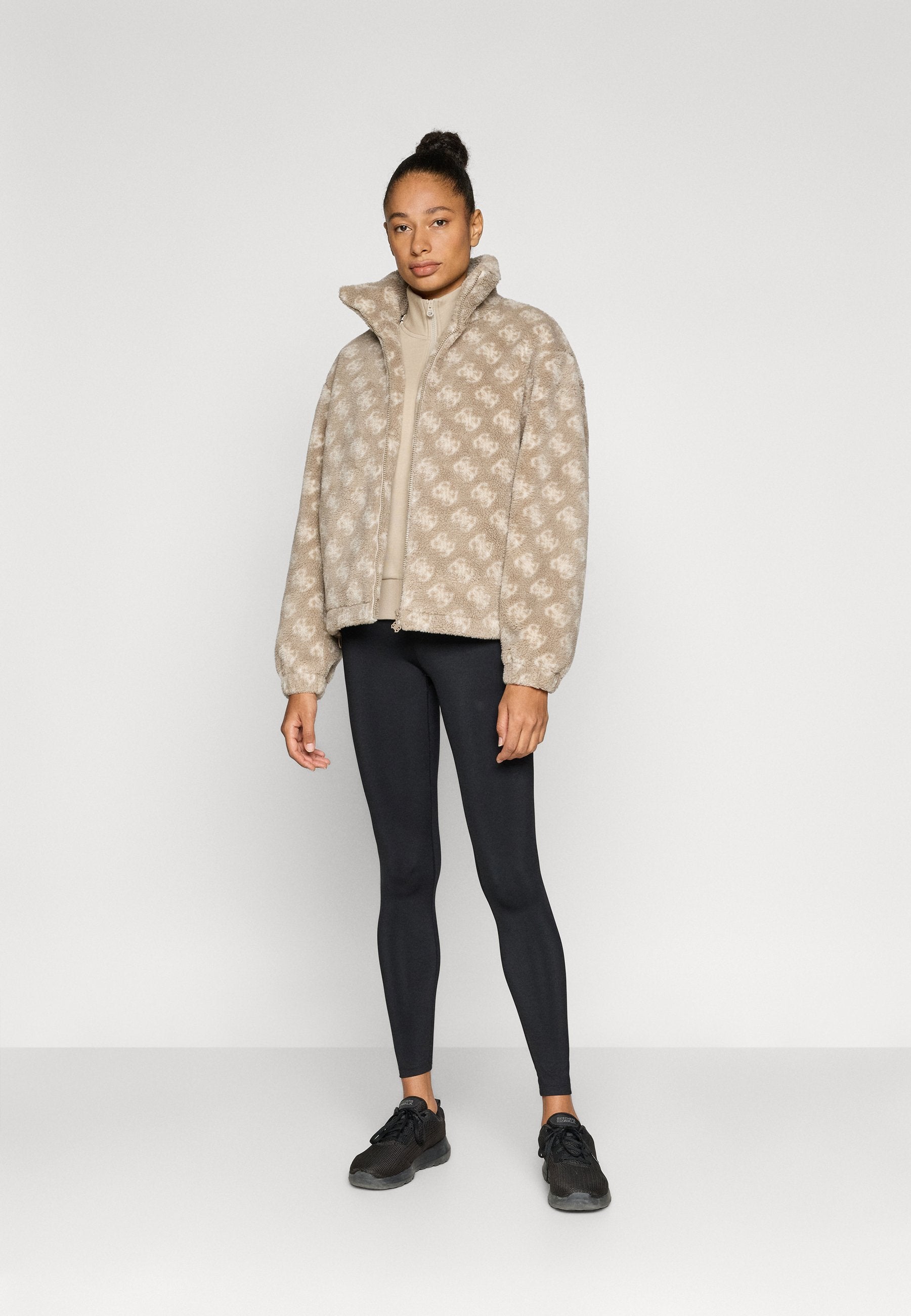 LOUISE FULL ZIP JACKET - Fleece jacket - beige