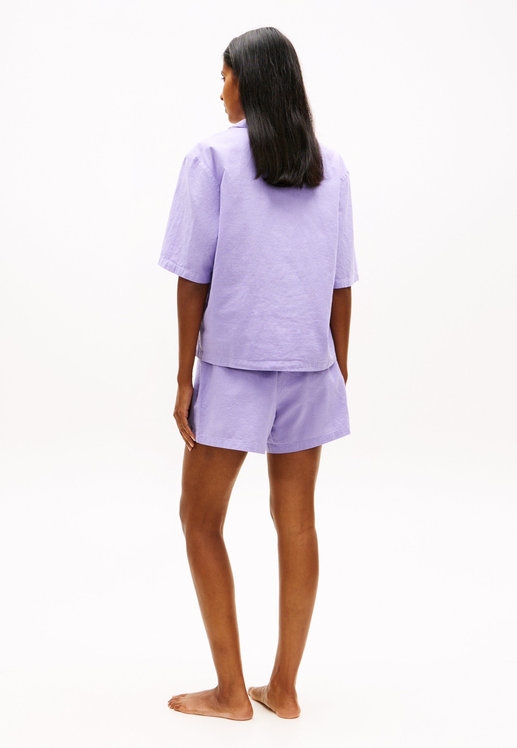 ENSEMBLE DE PYJAMA INDISPENSABLE AVEC DU LIN - Ensemble de pyjama - quartz violet