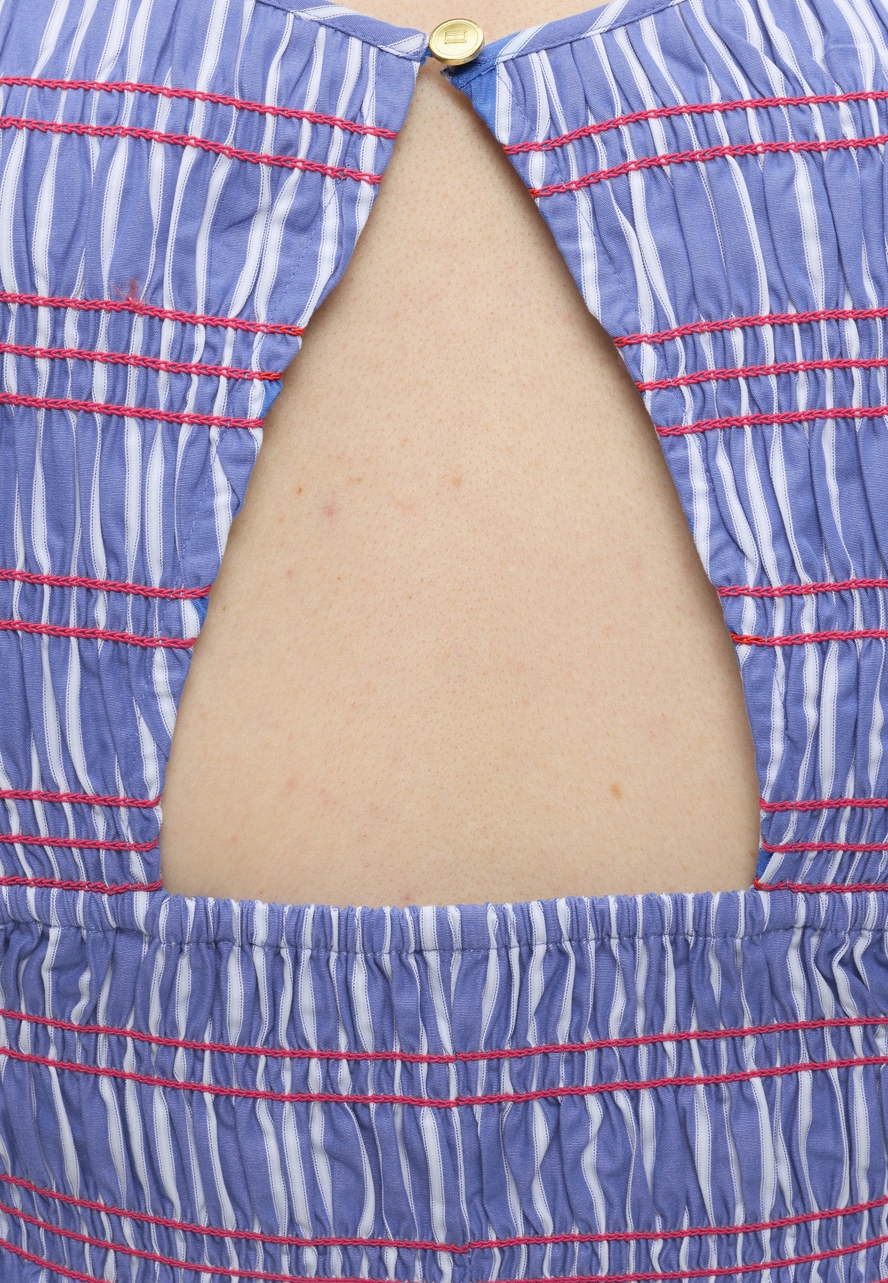 SMOCKING STRIPE MIDI  - Day dress - stacking stp/ verona blue
