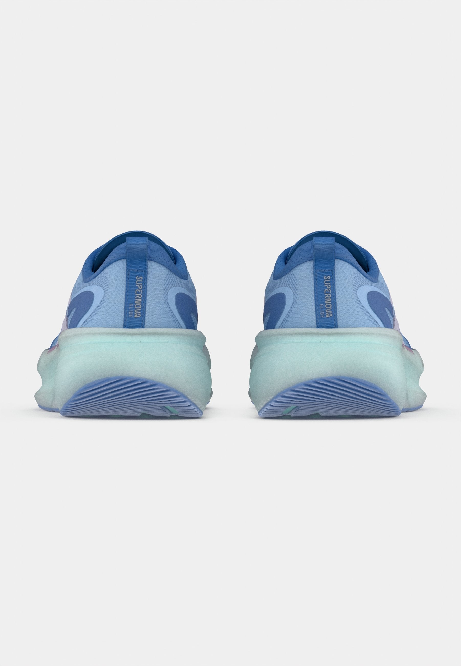 SUPERNOVA GLIDE W - Chaussures de running sur route - glow blue/ice lavender/blue fusion
