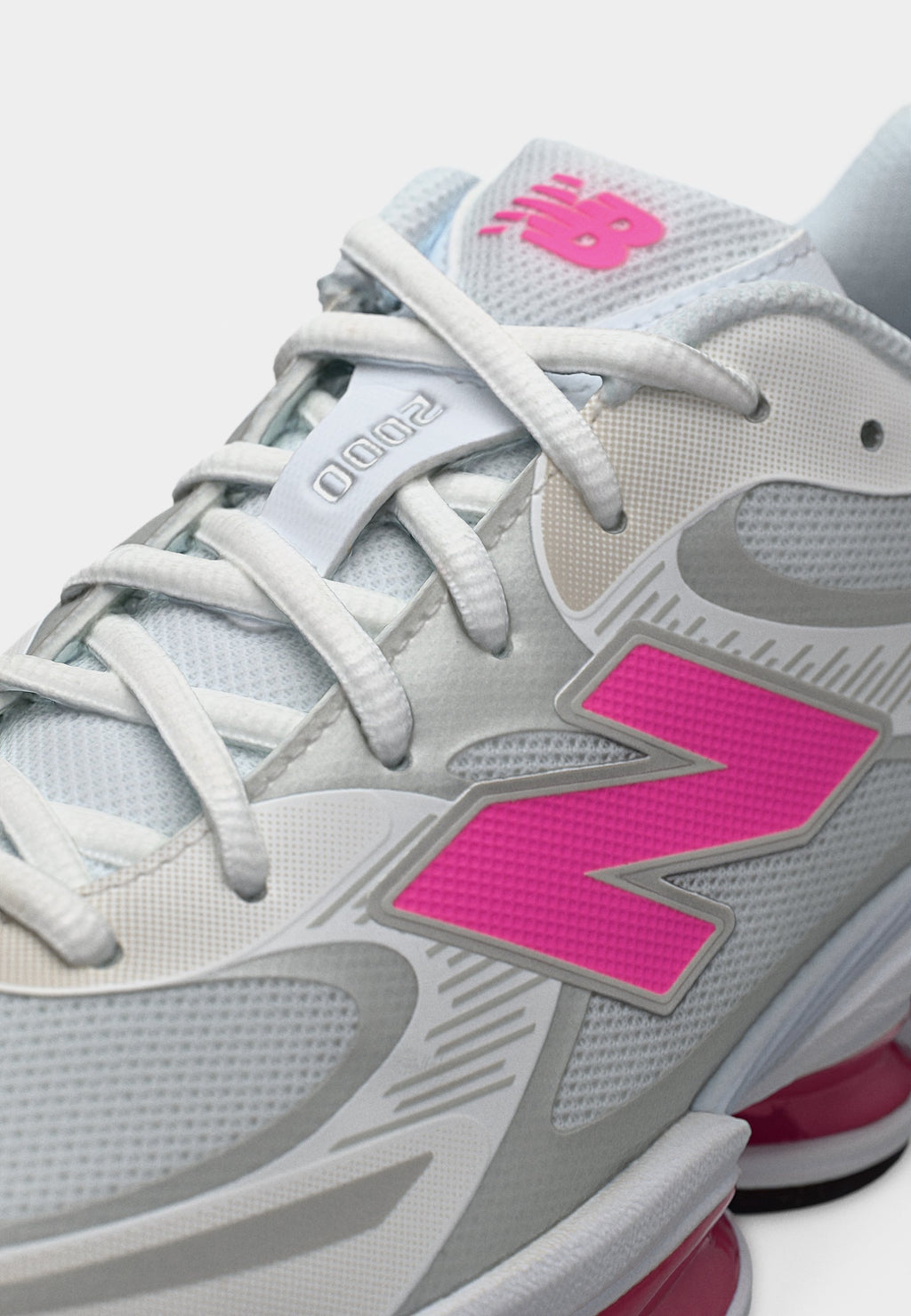 U2000 UNISEX - Trainers - white/lighter pink heat