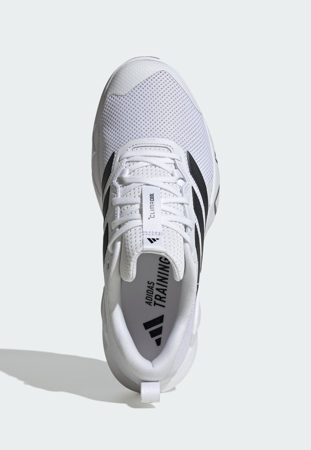 RAPIDMOVE GO - Training shoe - cloud white   core black   iron metallic