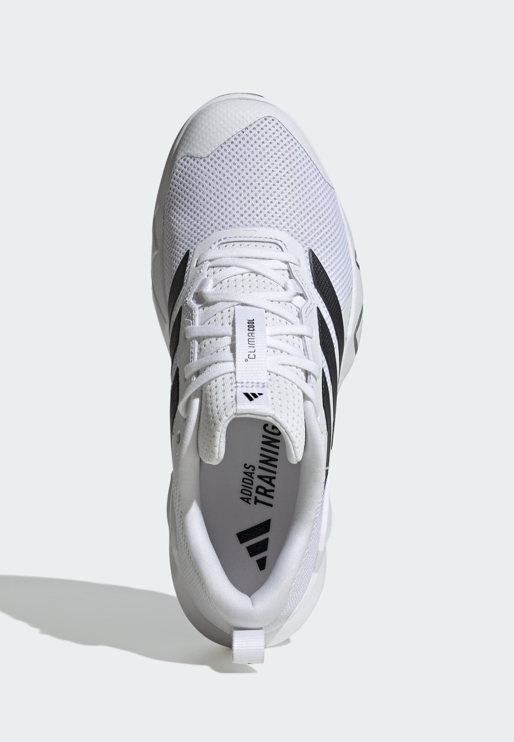 RAPIDMOVE GO - Training shoe - cloud white   core black   iron metallic