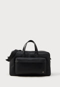 HILFIGER FLAG RIBBED POCKET DUFFEL BAG - Holdall - black