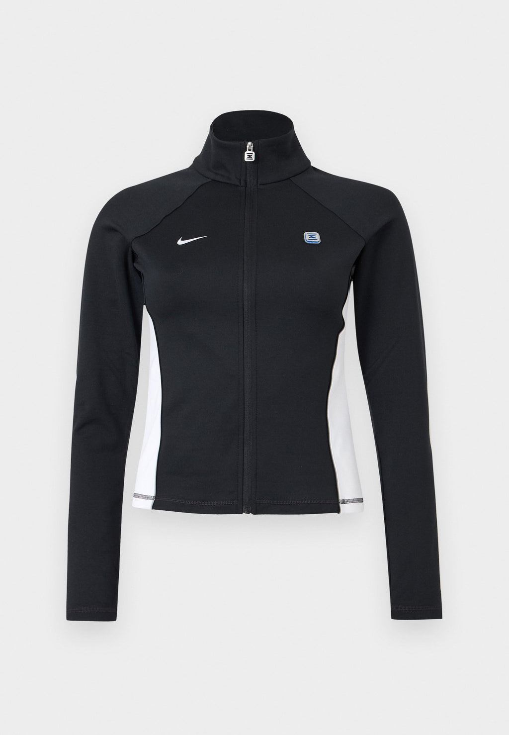 LONG SLEEVE - Zip-up sweatshirt - black/white
