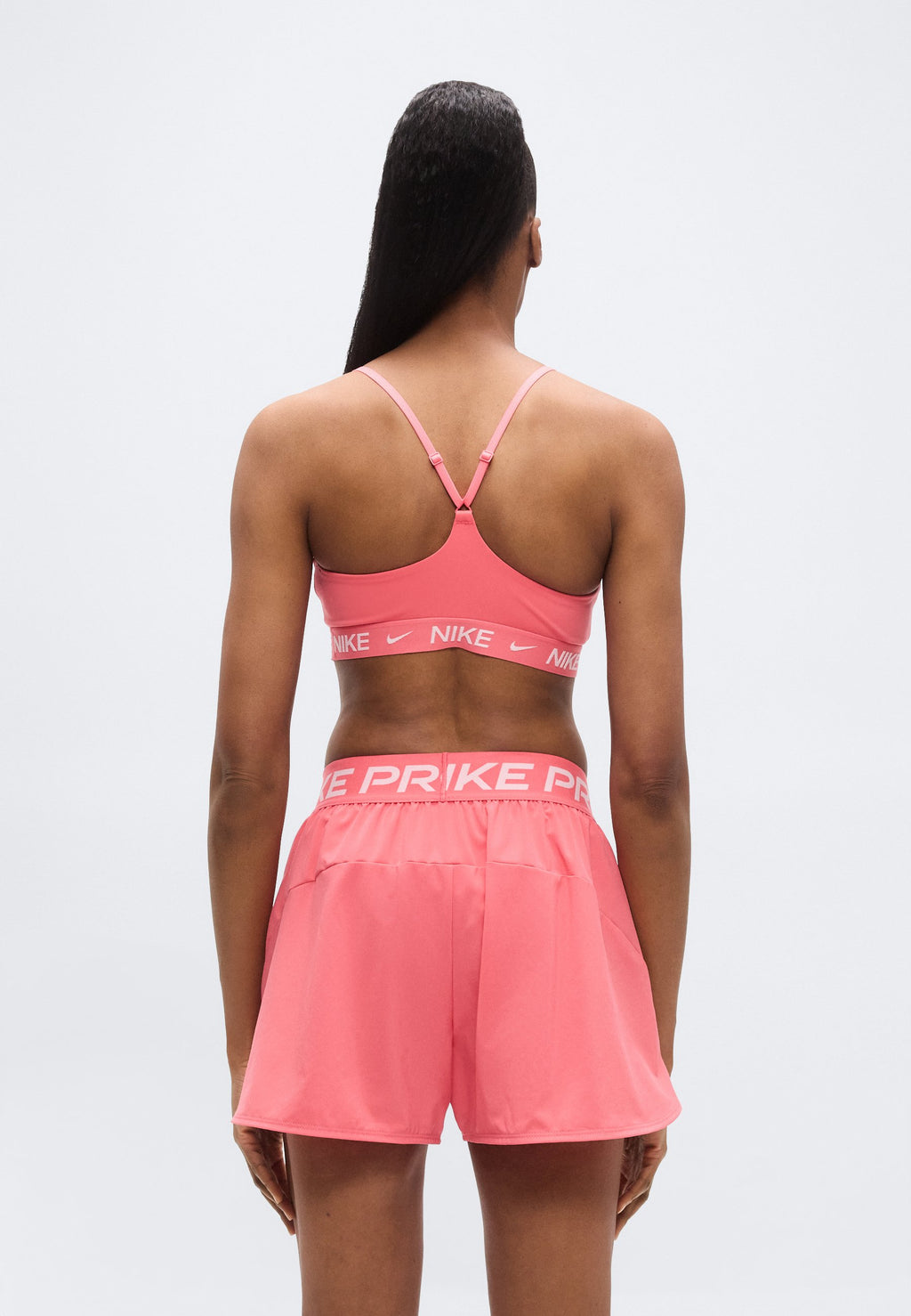 INDY BRA - Light support sports bra - sea coral/white