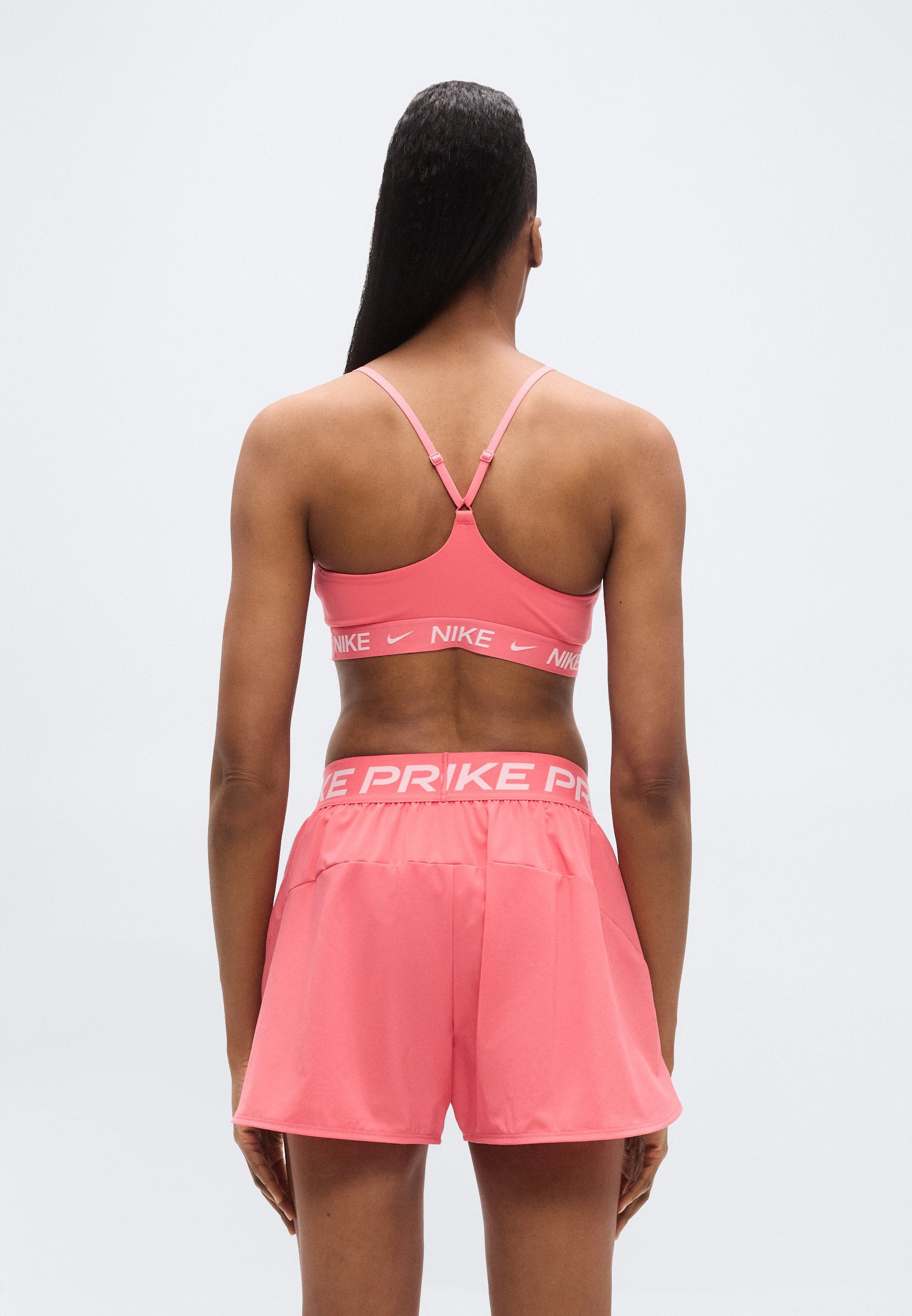 INDY BRA - Light support sports bra - sea coral/white
