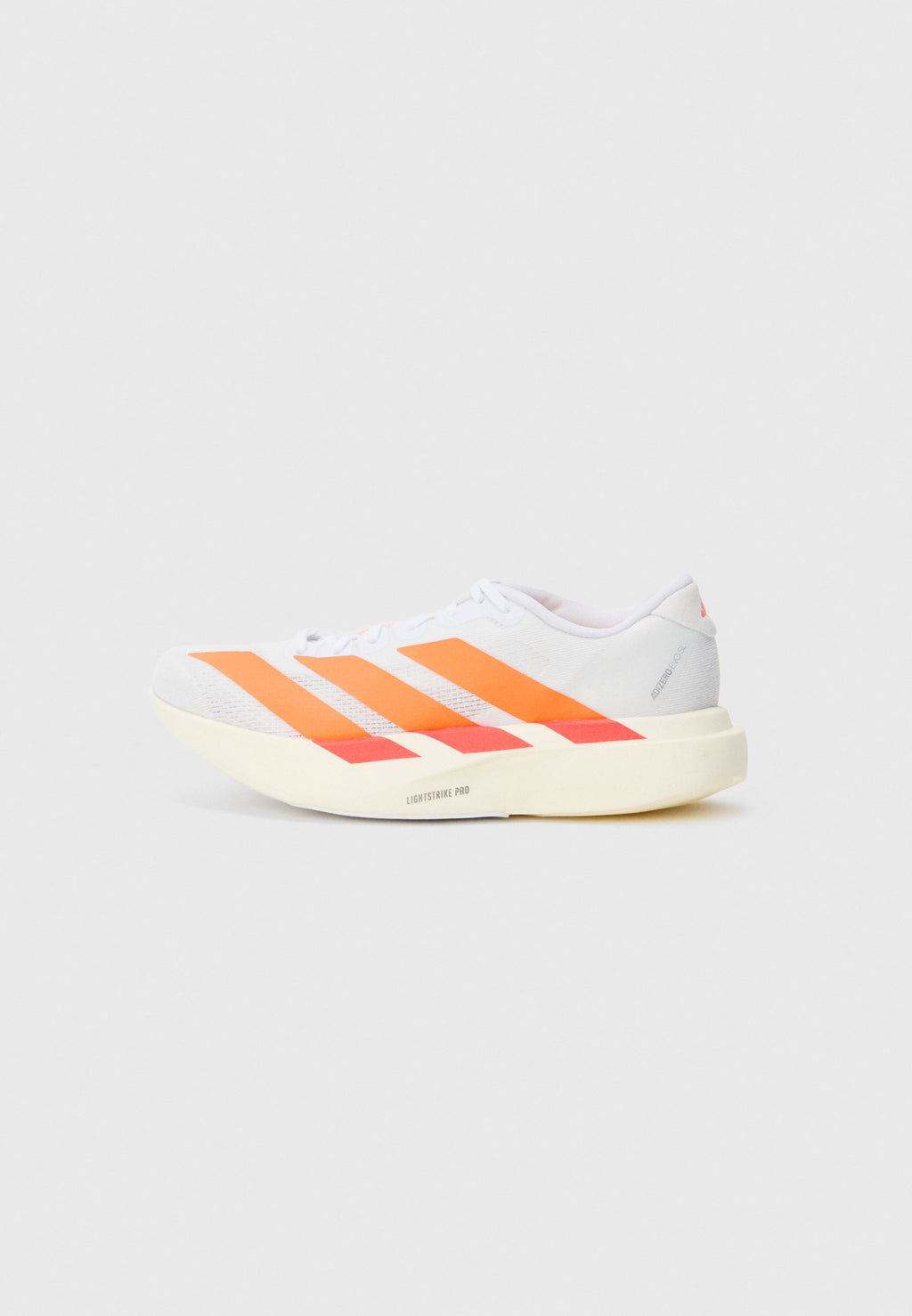 ADIZERO EVO SL J UNISEX - Road running shoes - white/pure orange/lucid red
