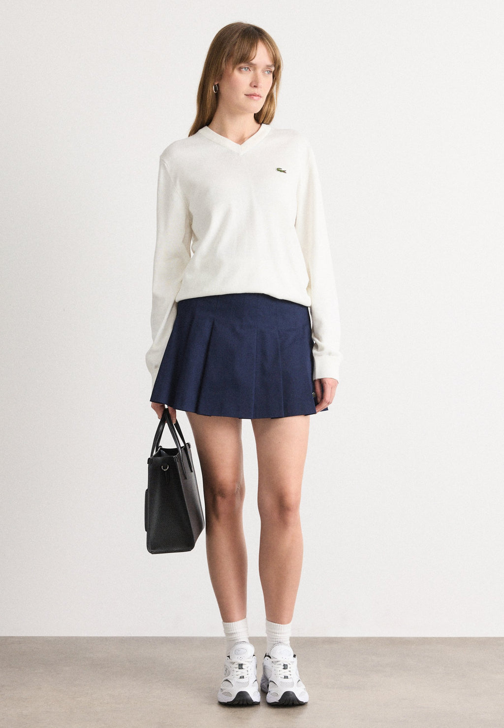 A-line skirt - navy blue