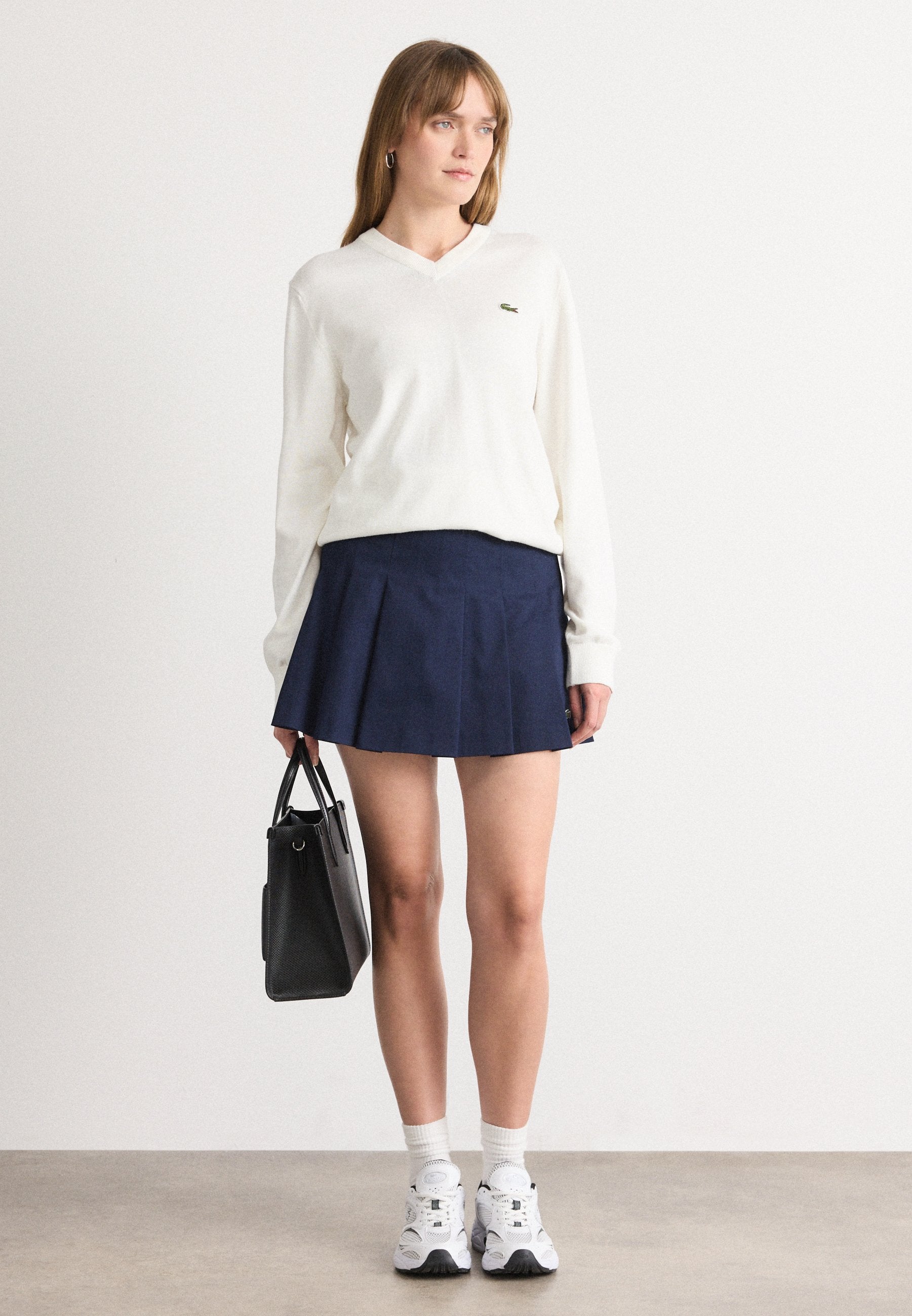 A-line skirt - navy blue