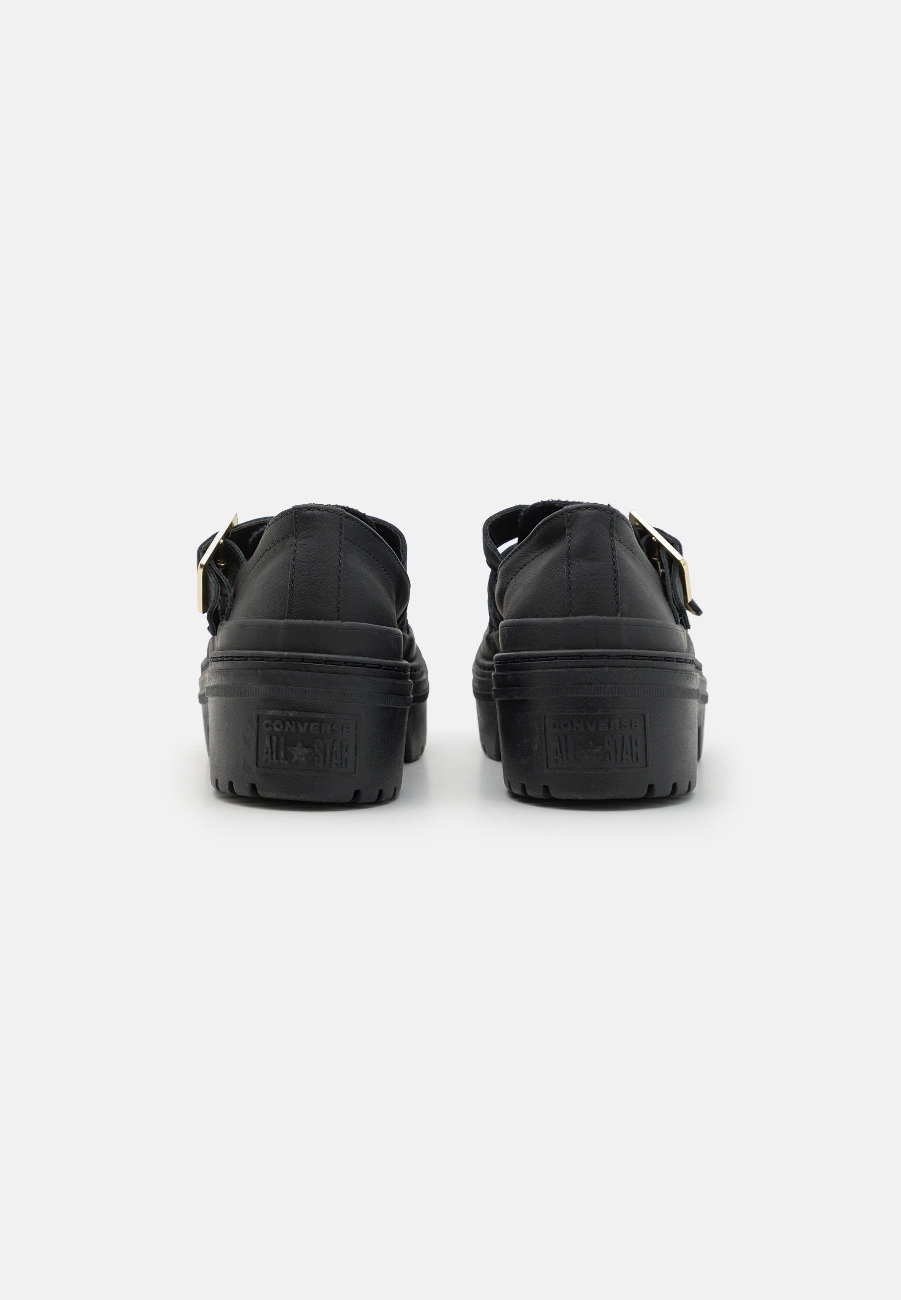 CHUCK TAYLOR ALL STAR LUGGED HEEL MARY JANE PLATFORM - Plateformes à talons - black/gold